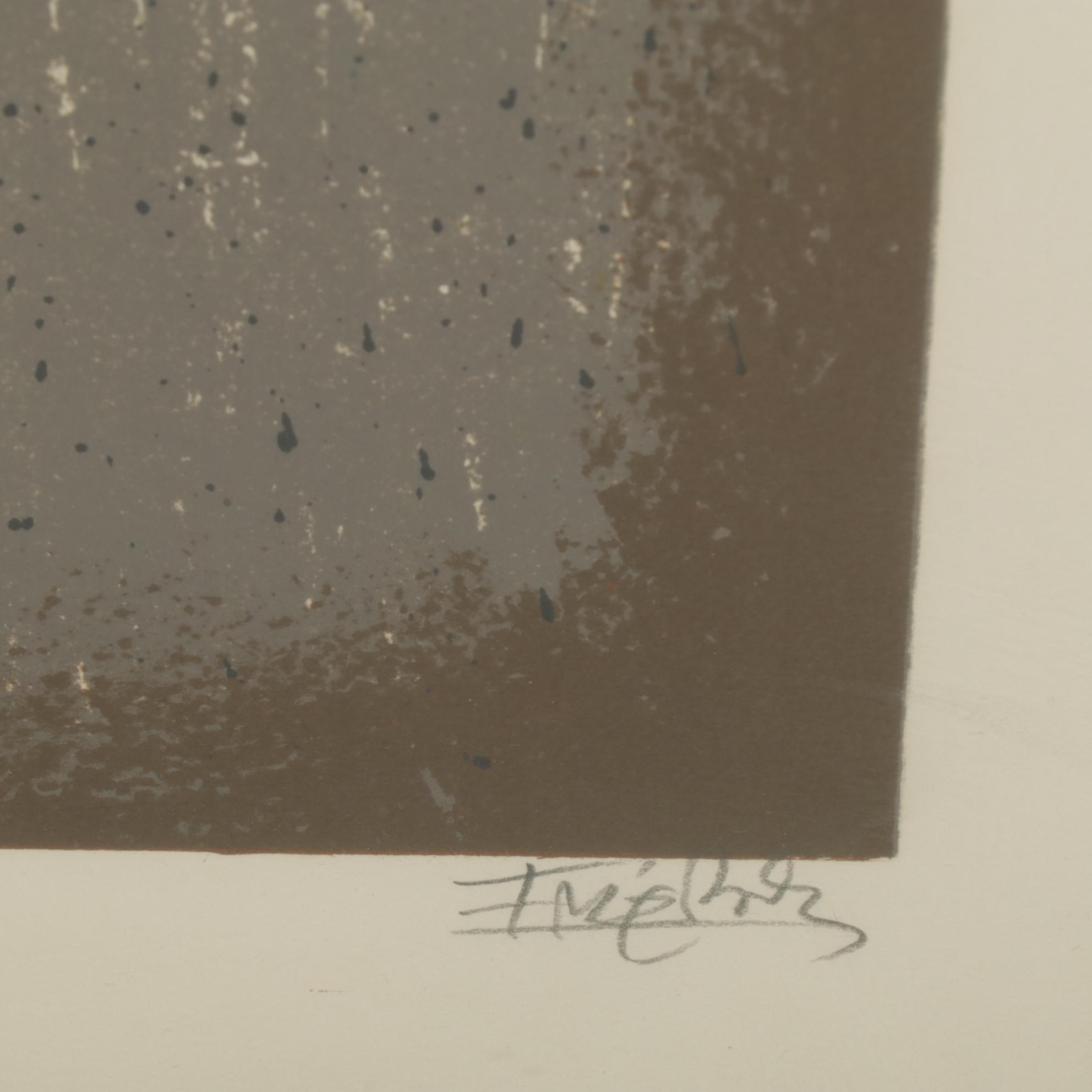 Johnny Friedlaender Color Lithograph "Paris,"  ca. 1965