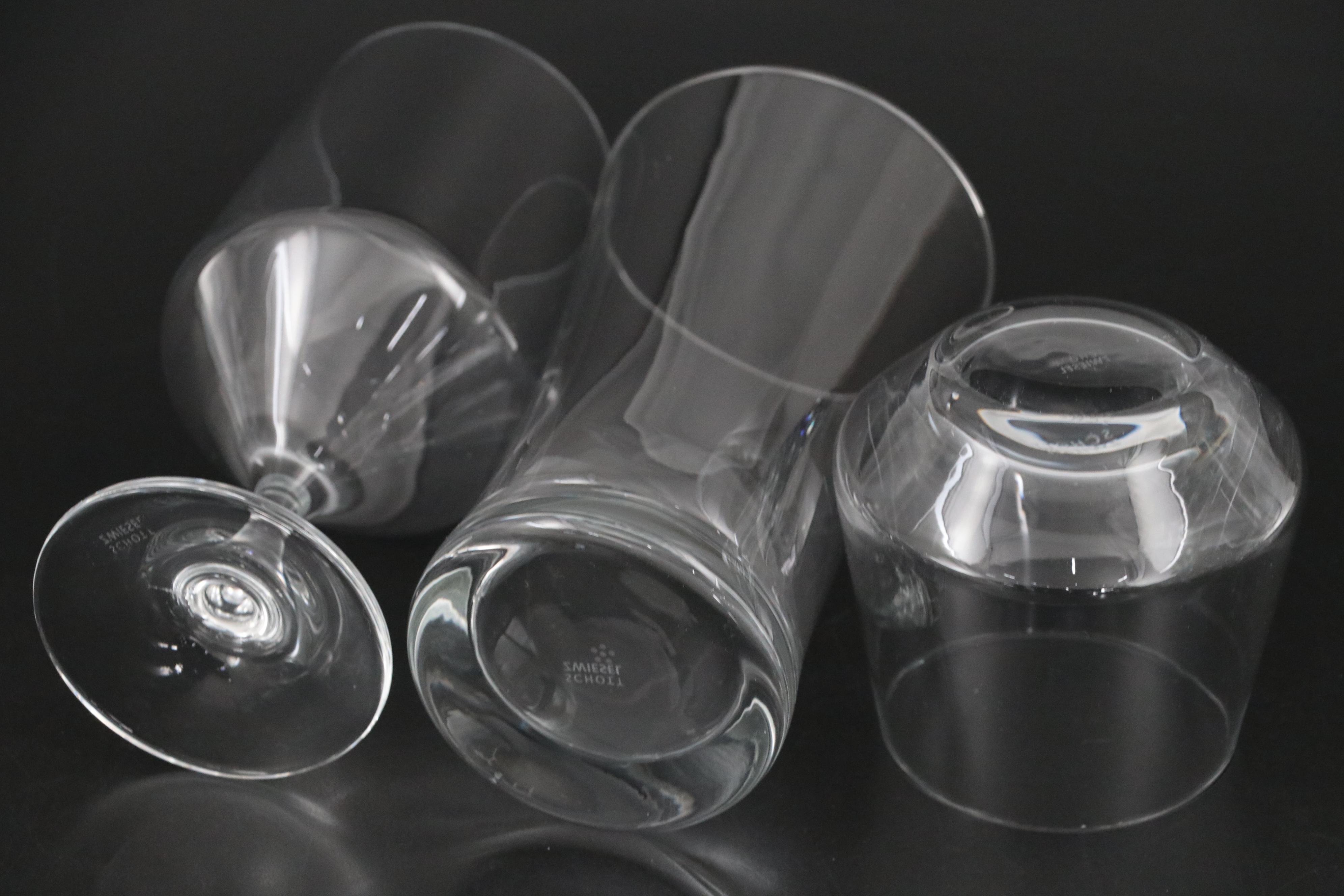 Schott Zweisel Decanter, Wine Glasses and Tumblers