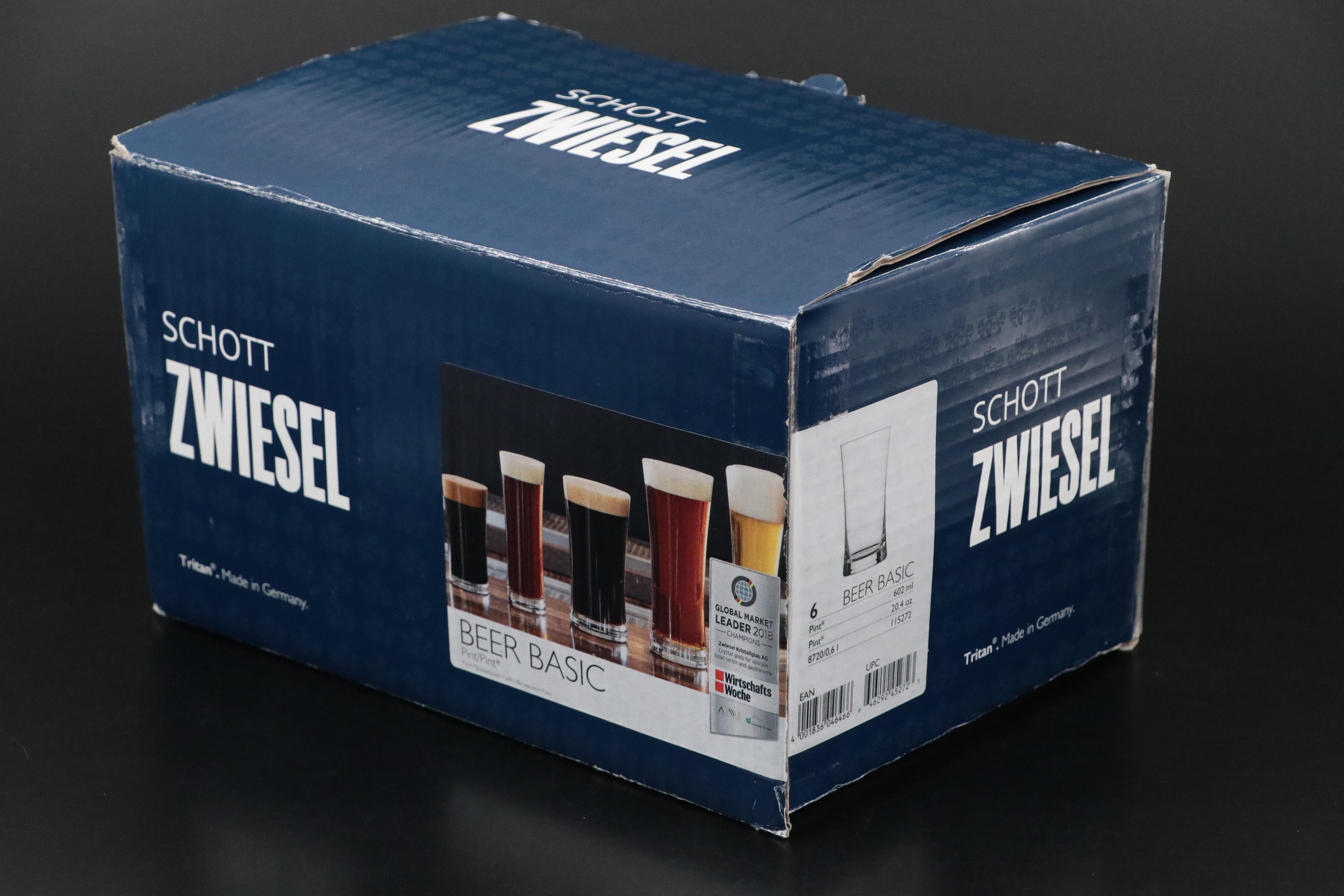 Schott Zweisel Decanter, Wine Glasses and Tumblers