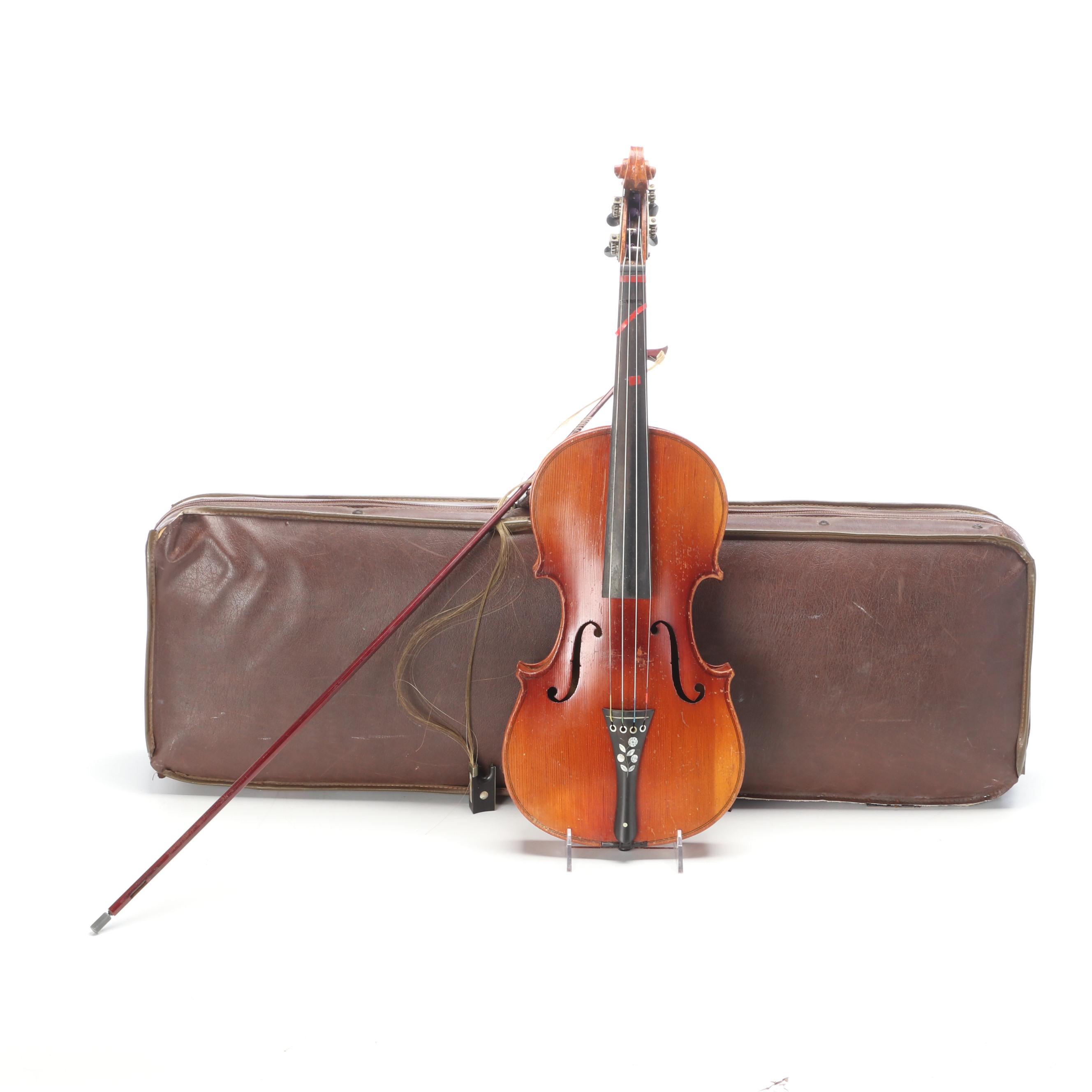 Stradivarius Copy Spruce and Maple 4/4 Violin