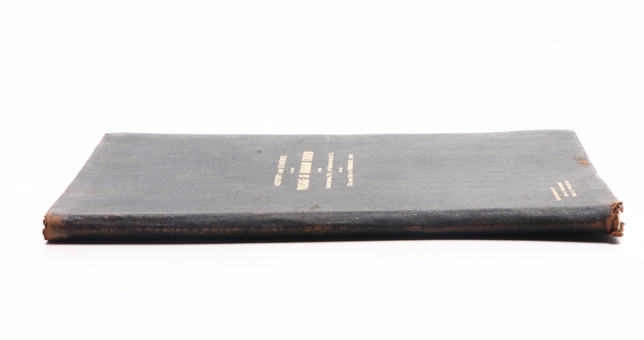 "History and Evidence of the Passage of Abraham Lincoln" by Allan Pinkerton