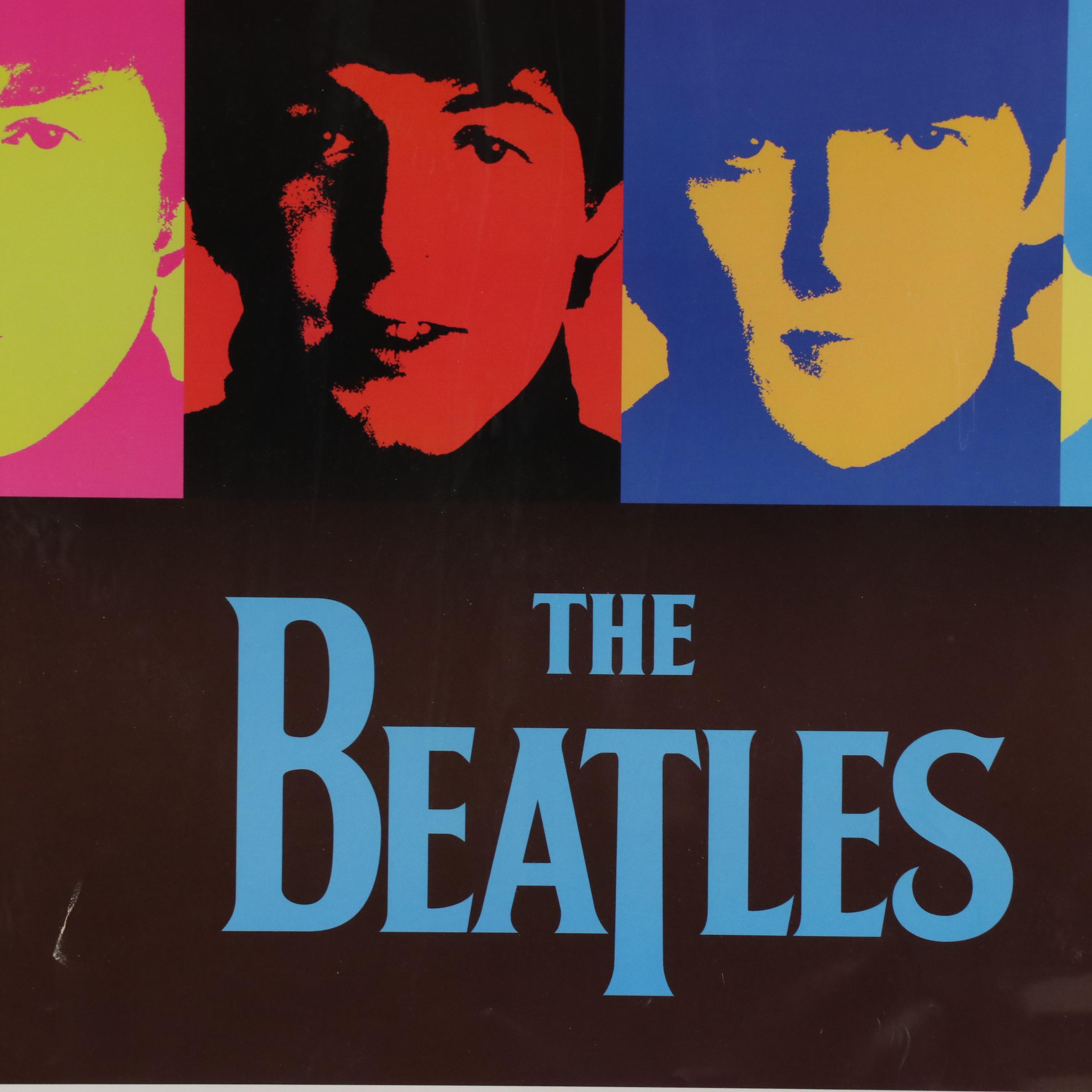 "The Beatles" Offset Lithograph Reproduction Poster