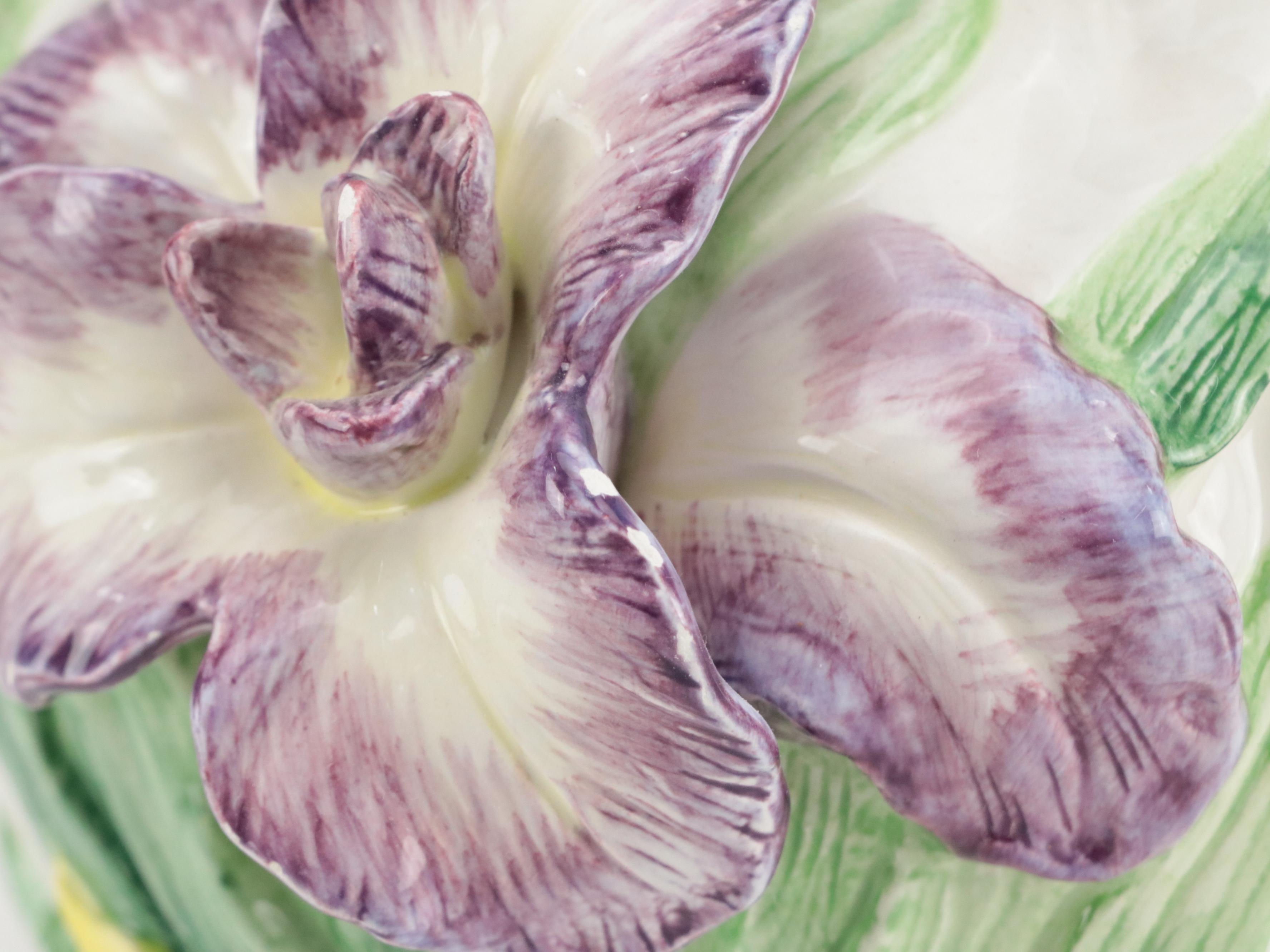 Fitz and Floyd Ceramic Tea Set and Vase