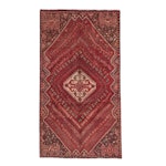 4'3 x 7'9 Hand-Knotted Persian Qashqai Area Rug