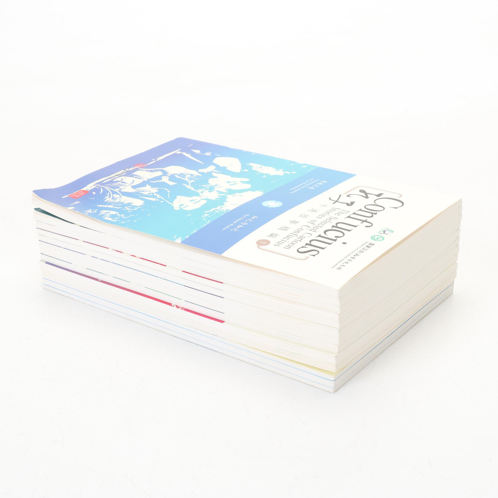 "The Selected Cartoon Stories of Confucius" Ten-Volume Set with DVDs, 2011