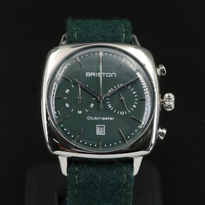 Briston Clubmaster Steel Quartz Chronograph Watch