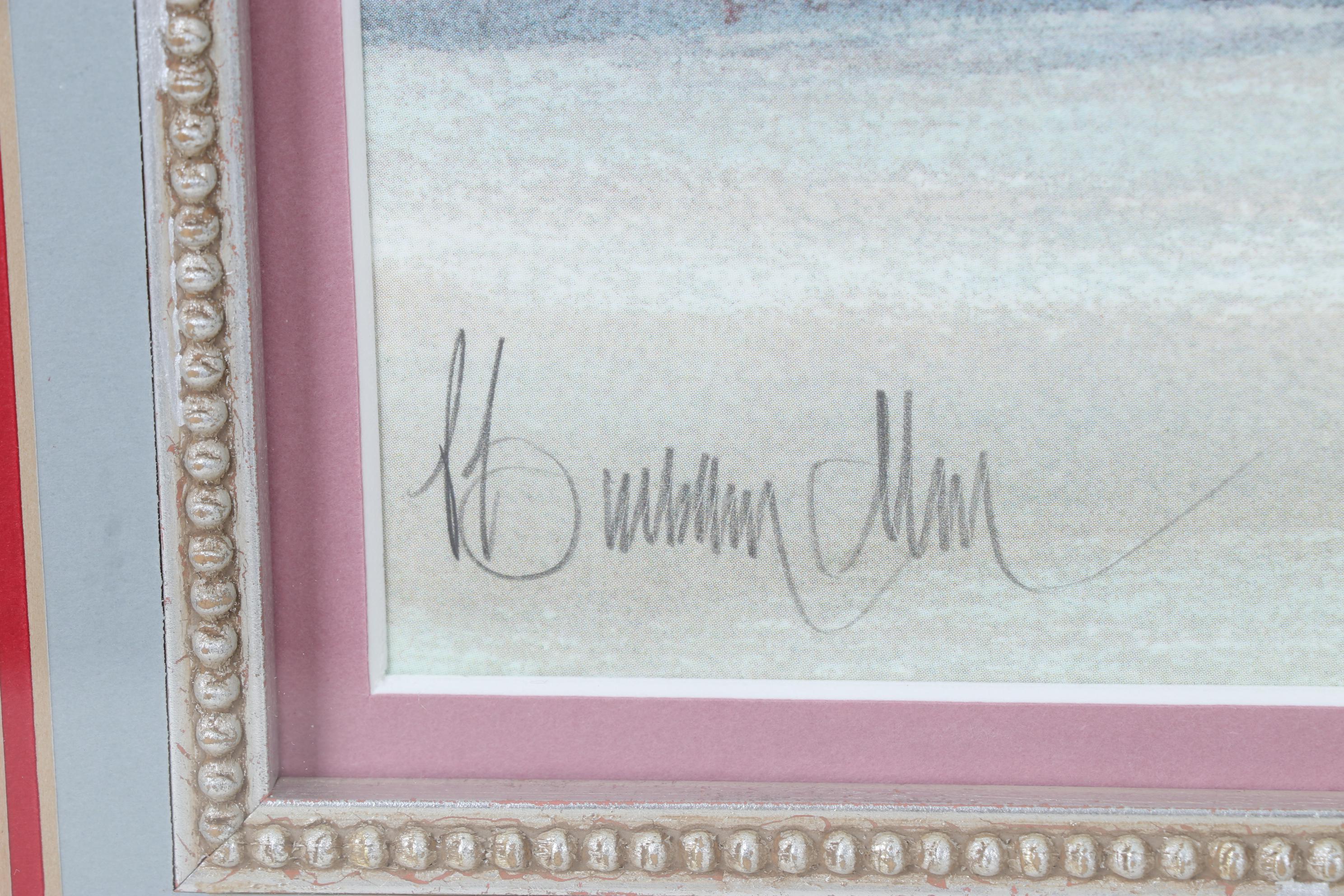 P. Buckley Moss Offset Lithograph "University Hall," 1999