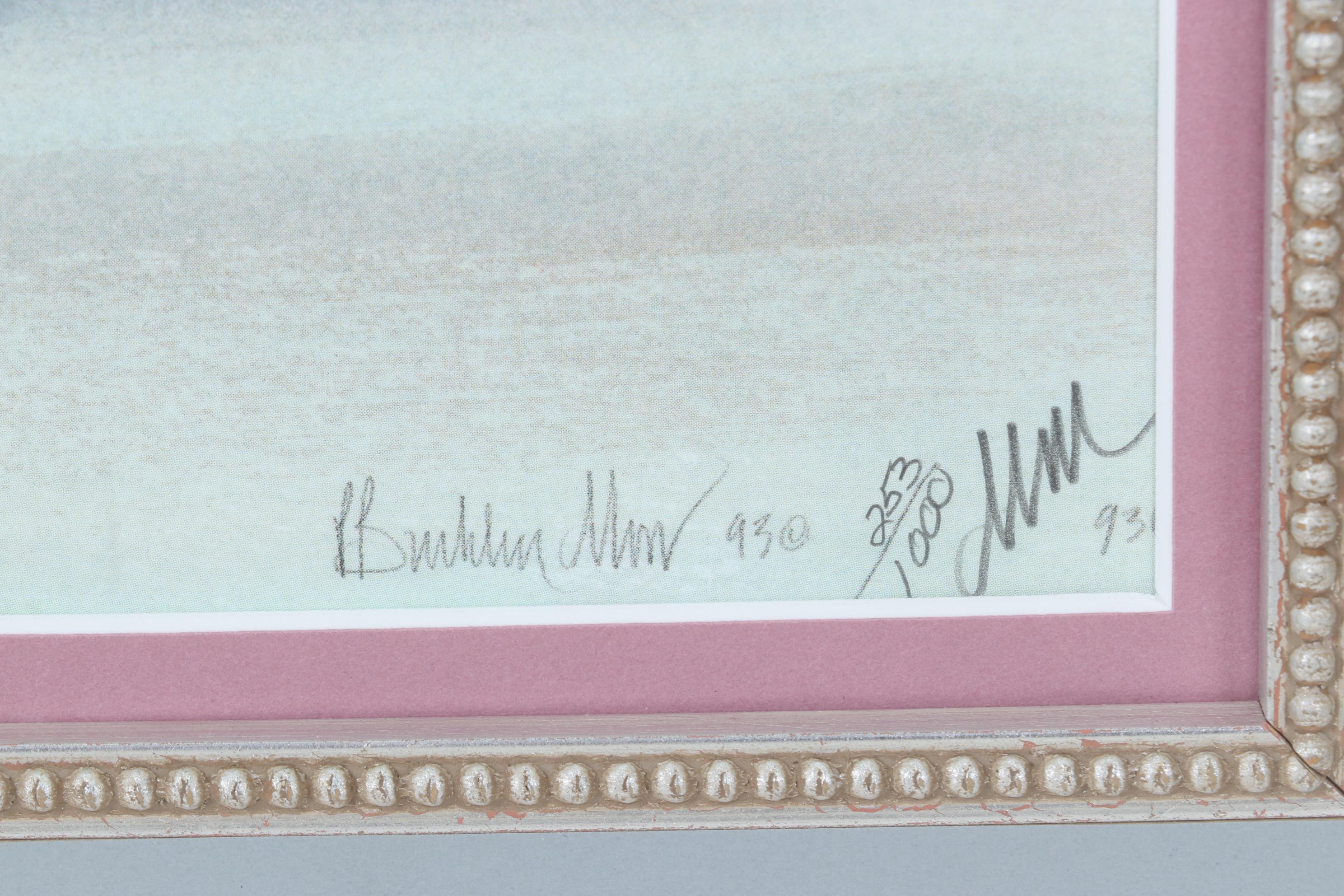 P. Buckley Moss Offset Lithograph "University Hall," 1999