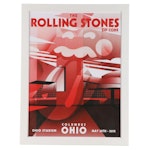 The Rolling Stones "Zip Code" Ohio Stadium Tour Poster, 2015