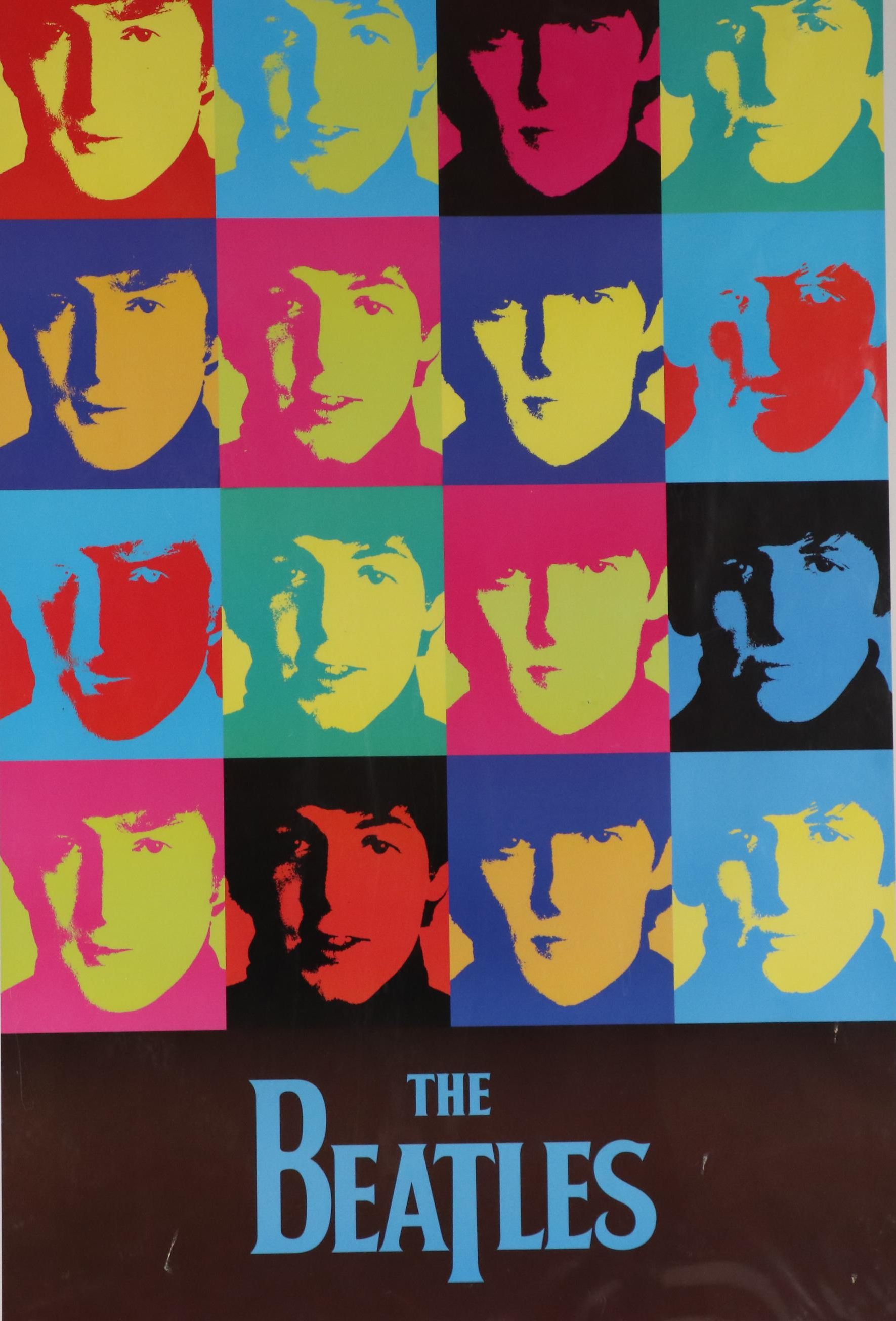 "The Beatles" Offset Lithograph Reproduction Poster