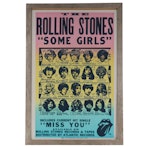 The Rolling Stones "Some Girls" Reproduction Concert Poster