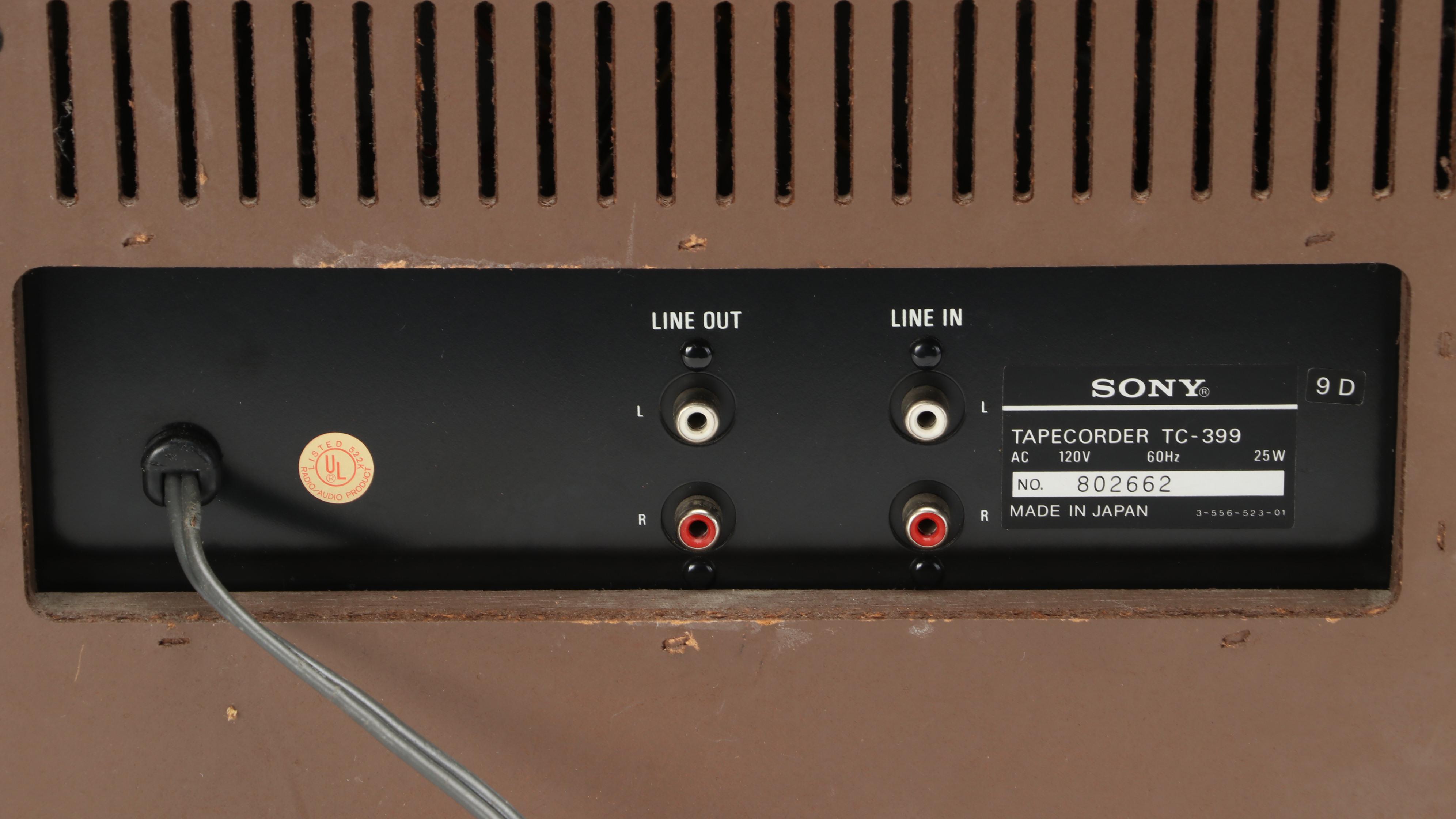 Sony TC-399 Three-Head Stereo Reel to Reel Tapecorder