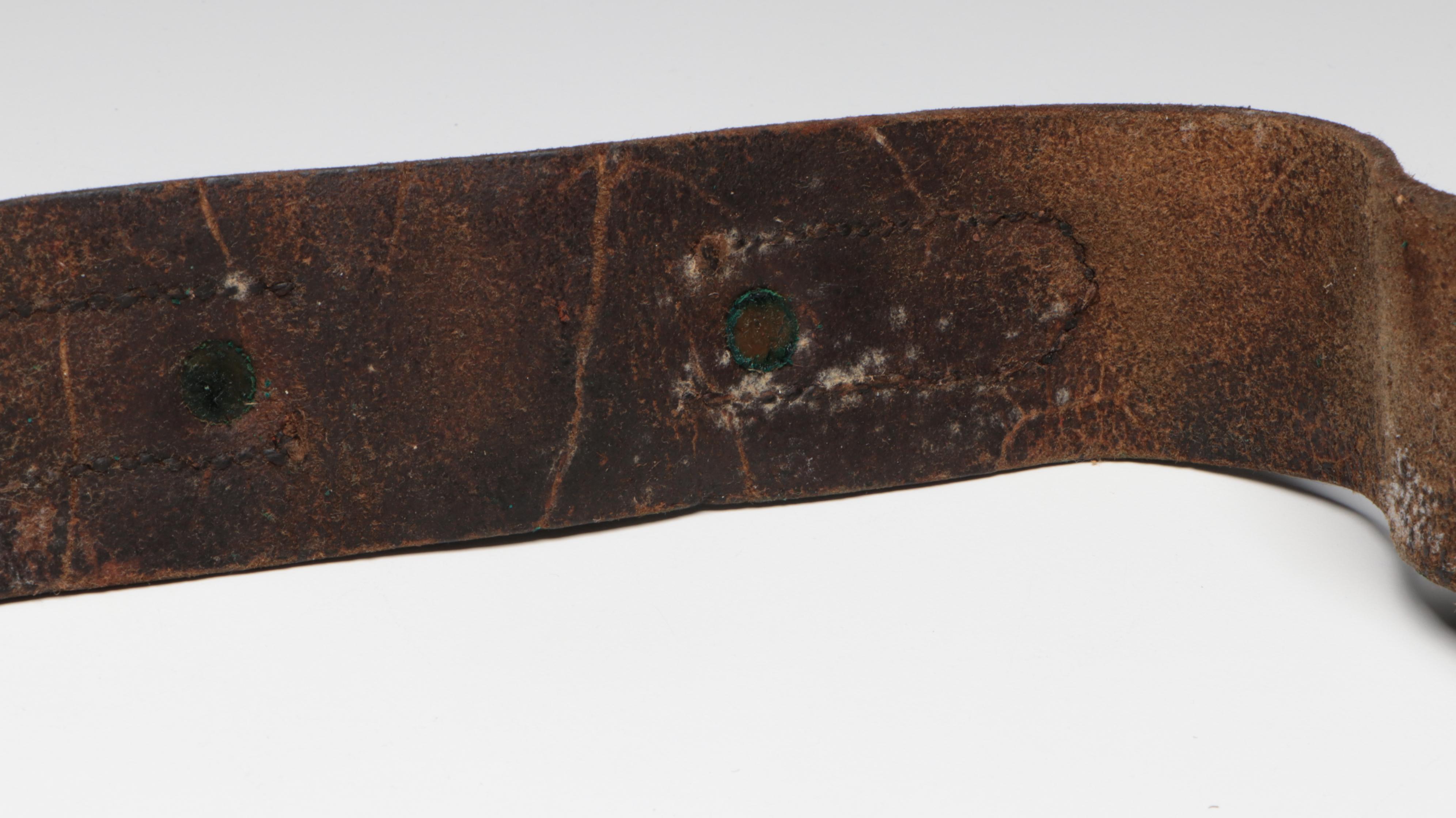 Civil War Era M1851 NCO Cavalry Belt Buckle and Hanger