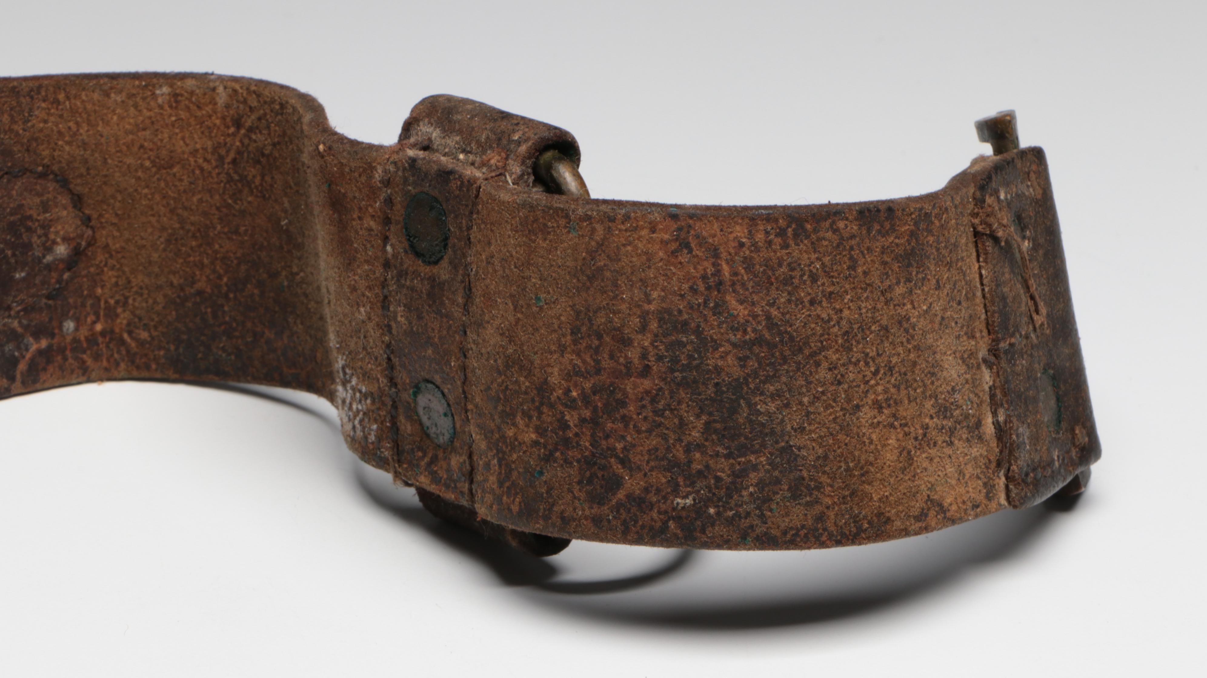 Civil War Era M1851 NCO Cavalry Belt Buckle and Hanger