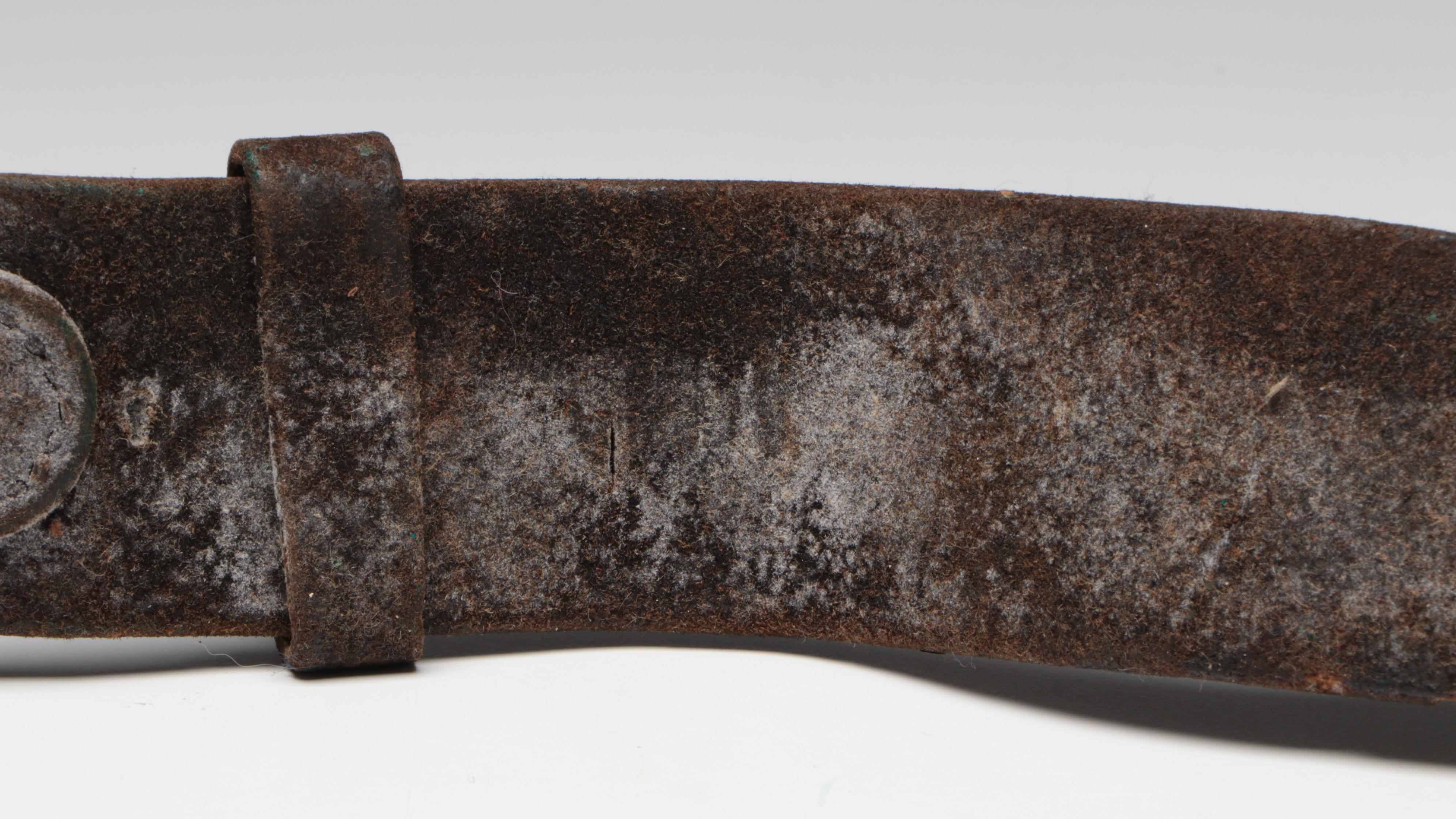 Civil War Era M1851 NCO Cavalry Belt Buckle and Hanger