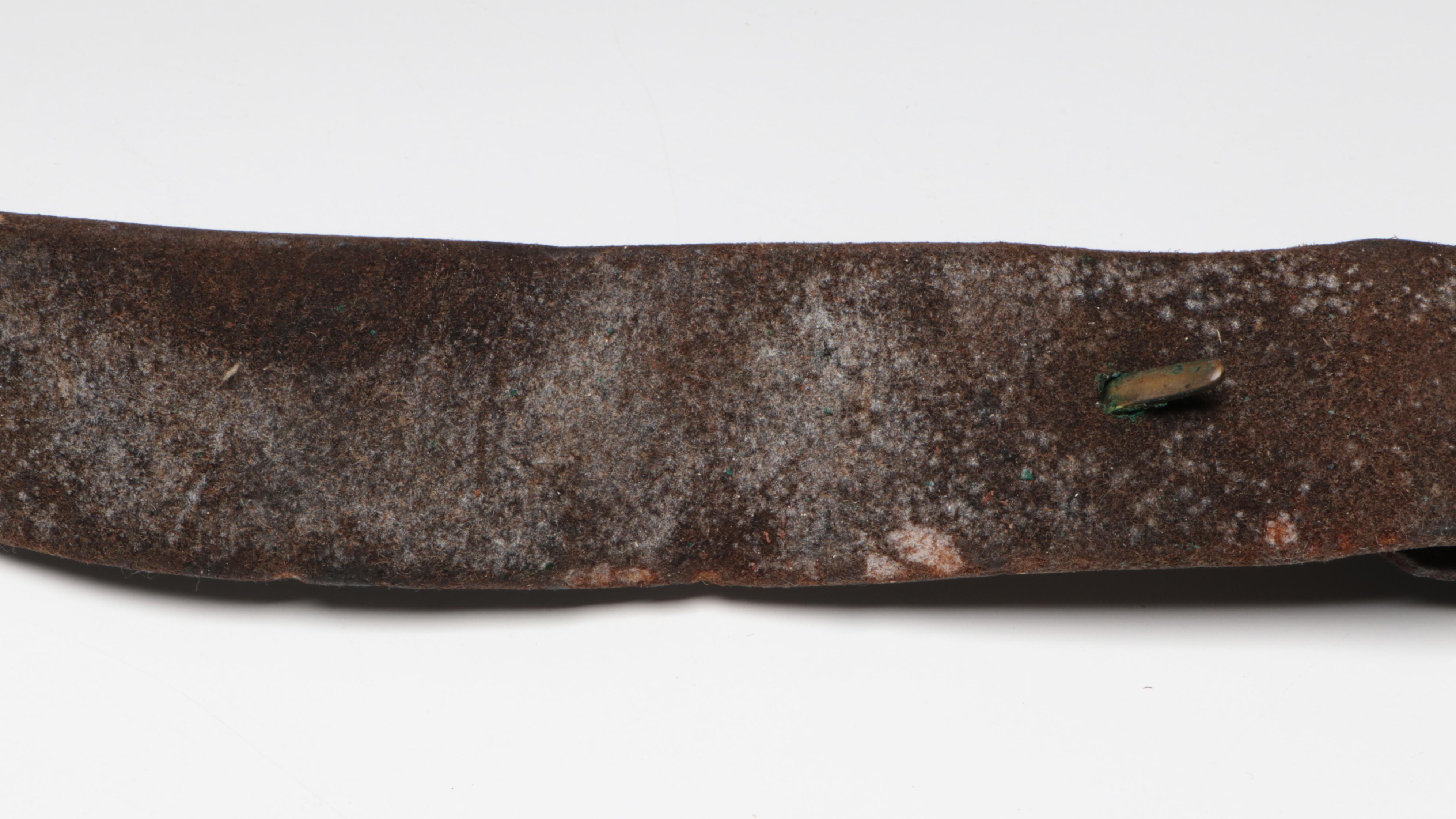 Civil War Era M1851 NCO Cavalry Belt Buckle and Hanger