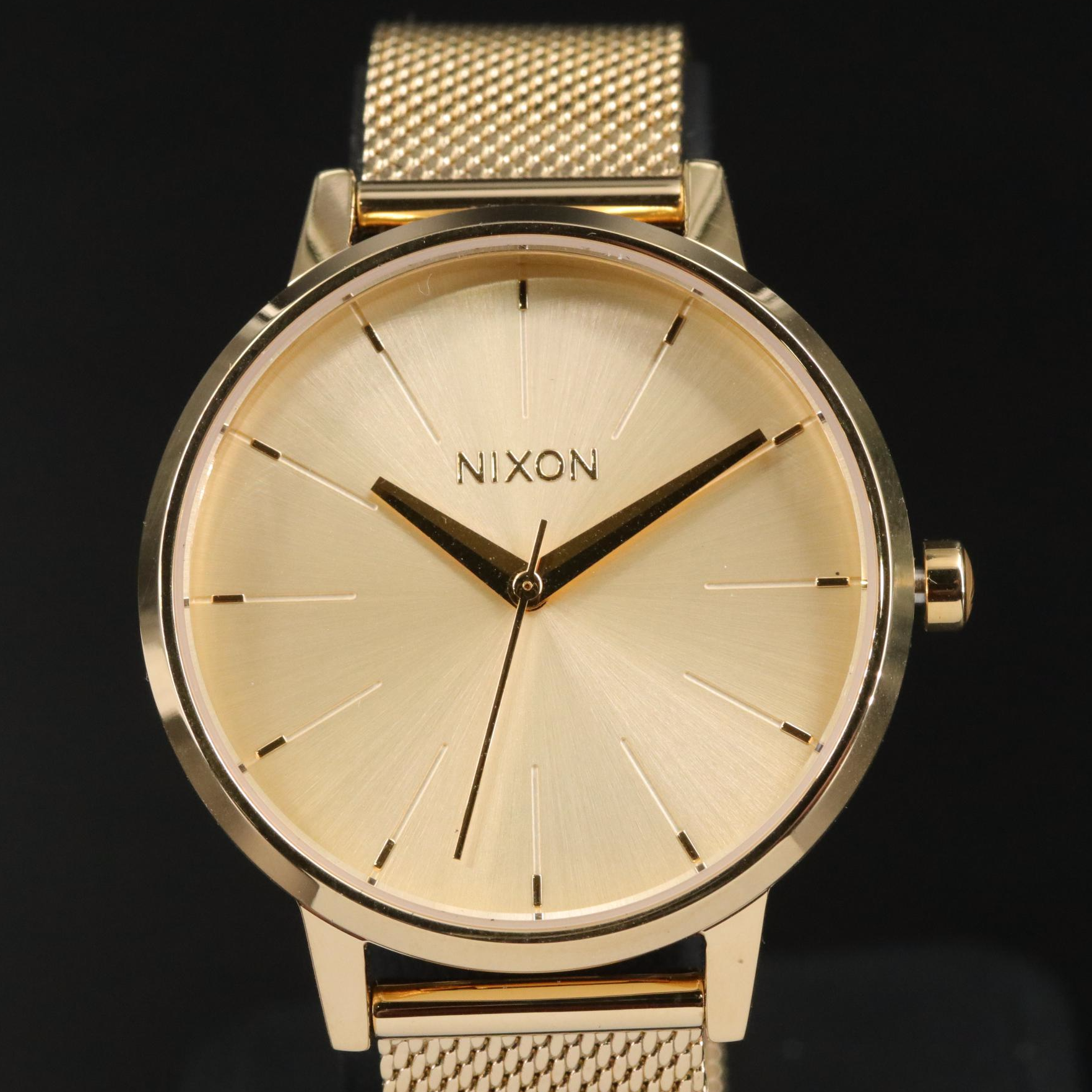 Nixon The Kensington Milanese All Gold-Toned Quartz Watch | EBTH