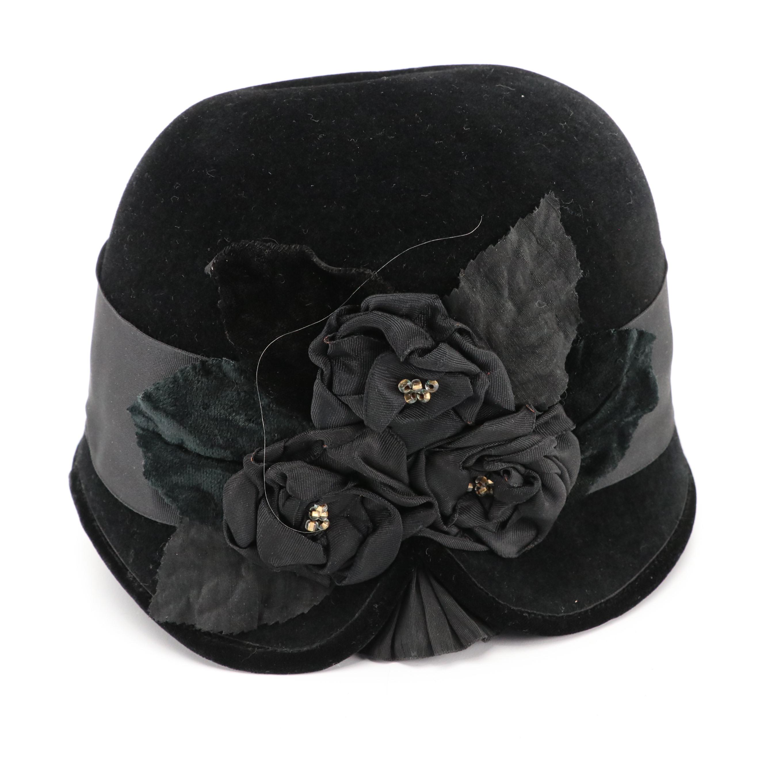 Eric Javits Brimmed Hats with Louise Green and Other Cloche Hats, Boxes