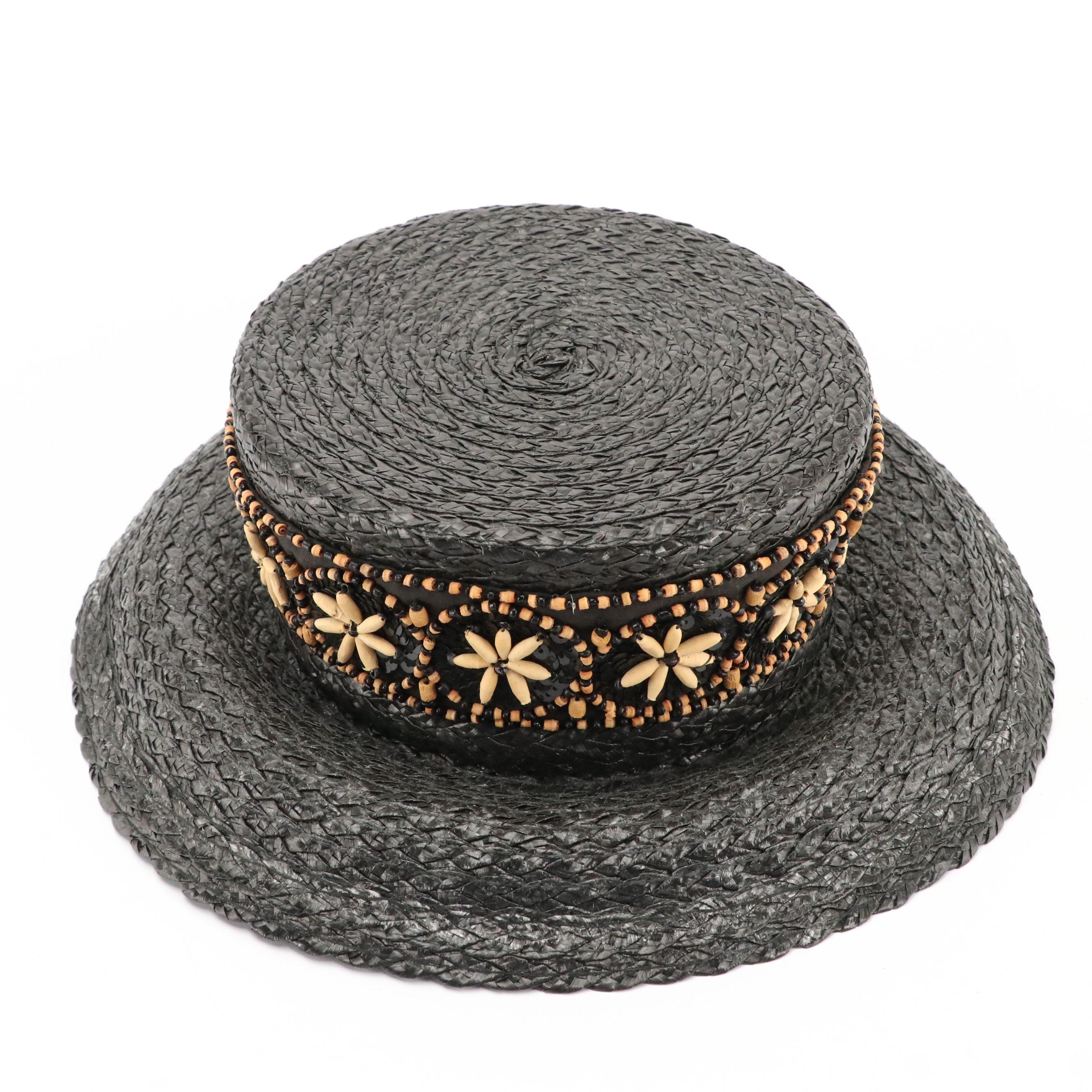 Eric Javits Brimmed Hats with Louise Green and Other Cloche Hats, Boxes