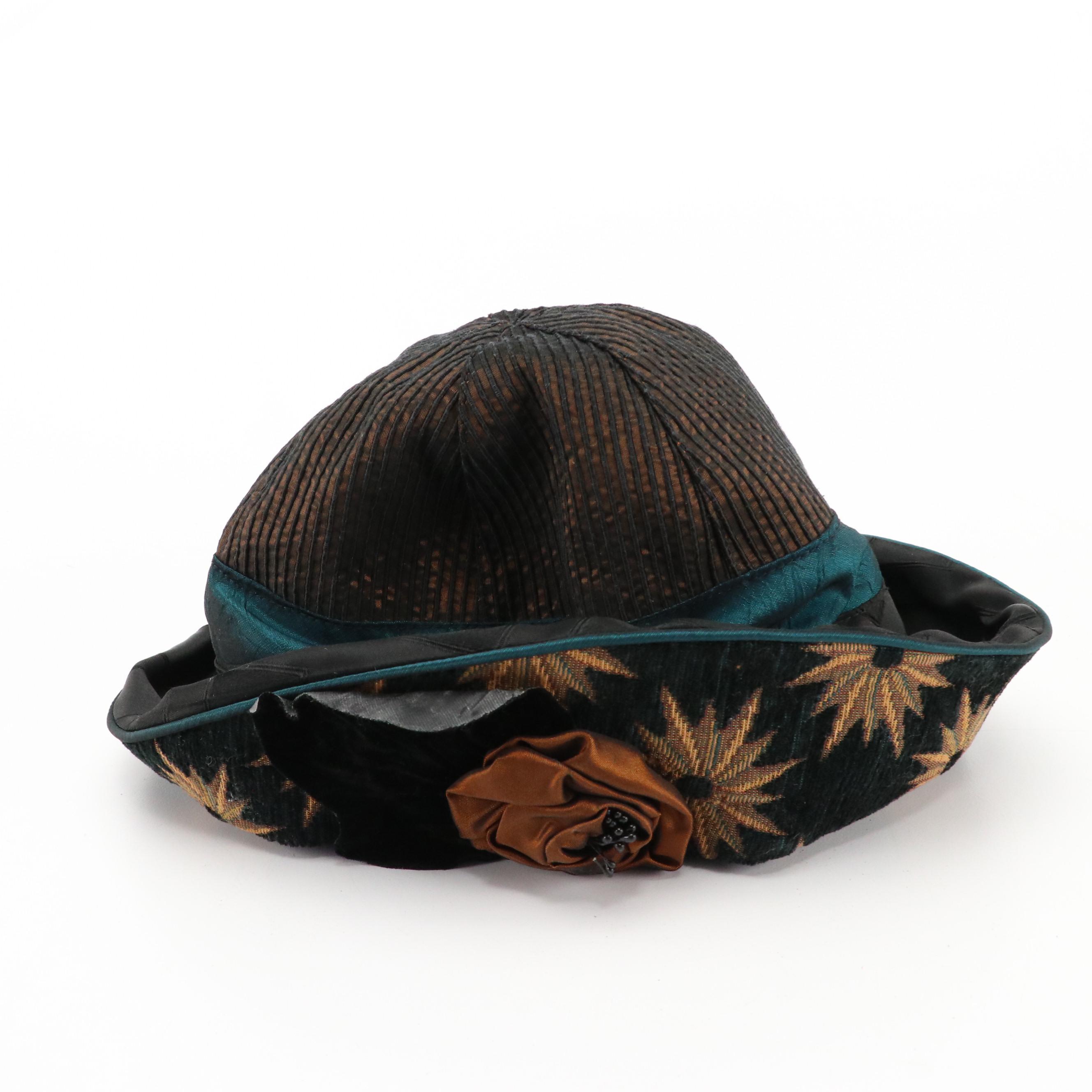 Eric Javits Brimmed Hats with Louise Green and Other Cloche Hats, Boxes