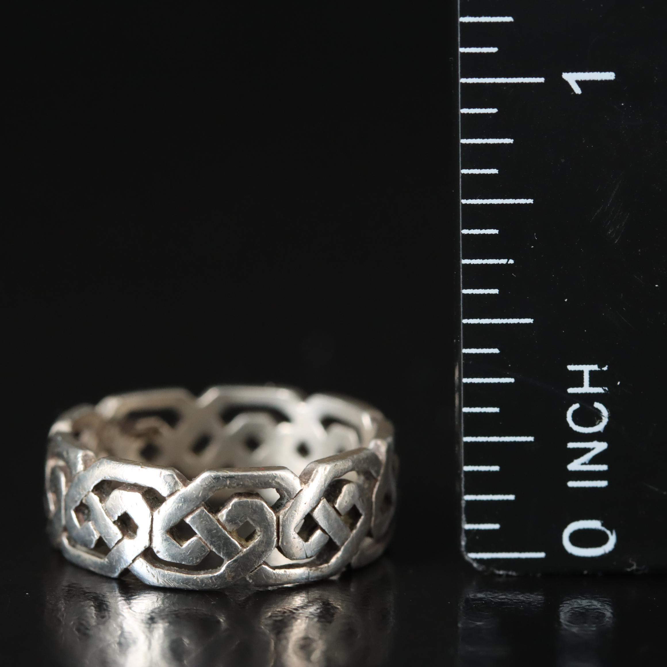 Sterling Celtic Knot Band