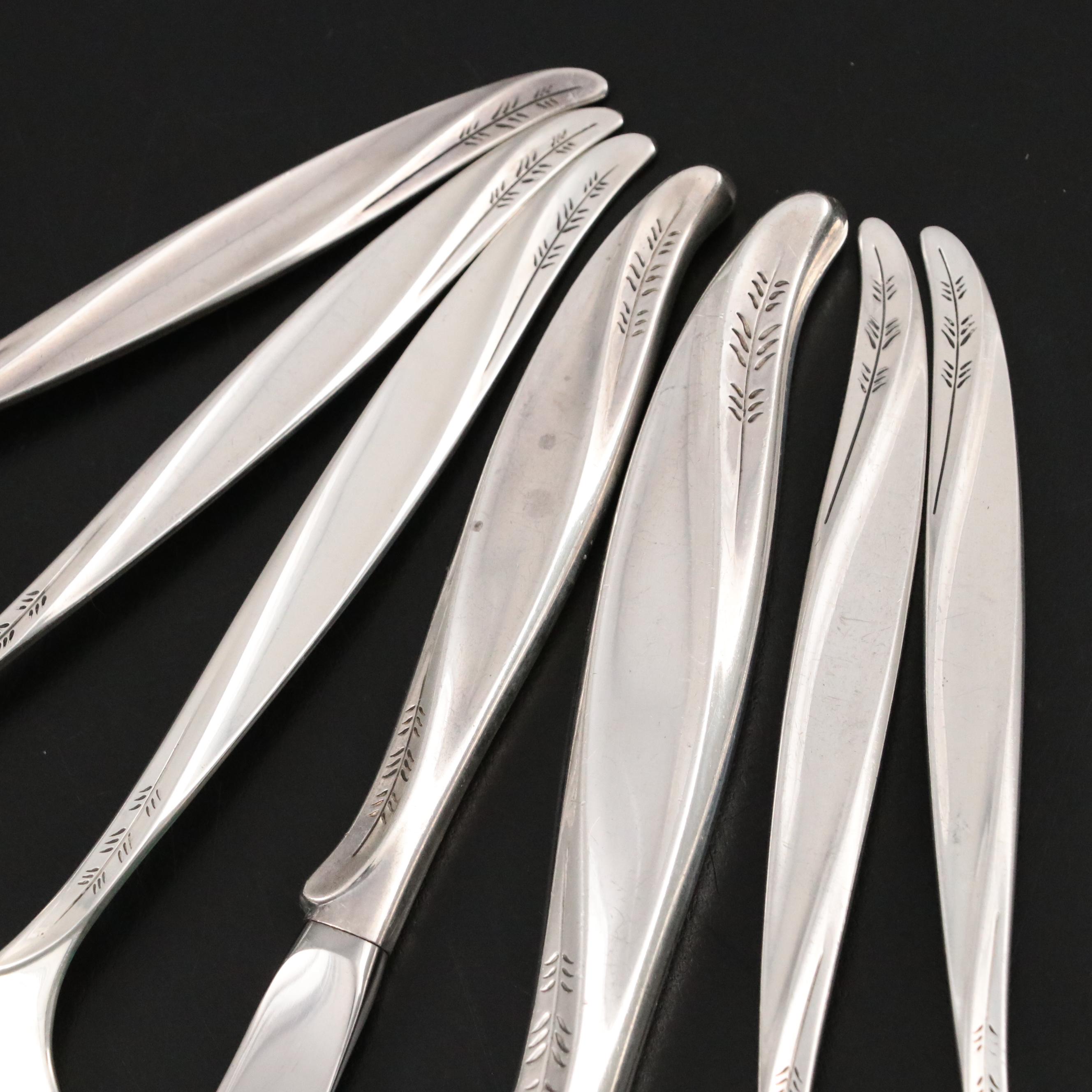 International Silver Co. "Pine Spray" Sterling Silver Flatware