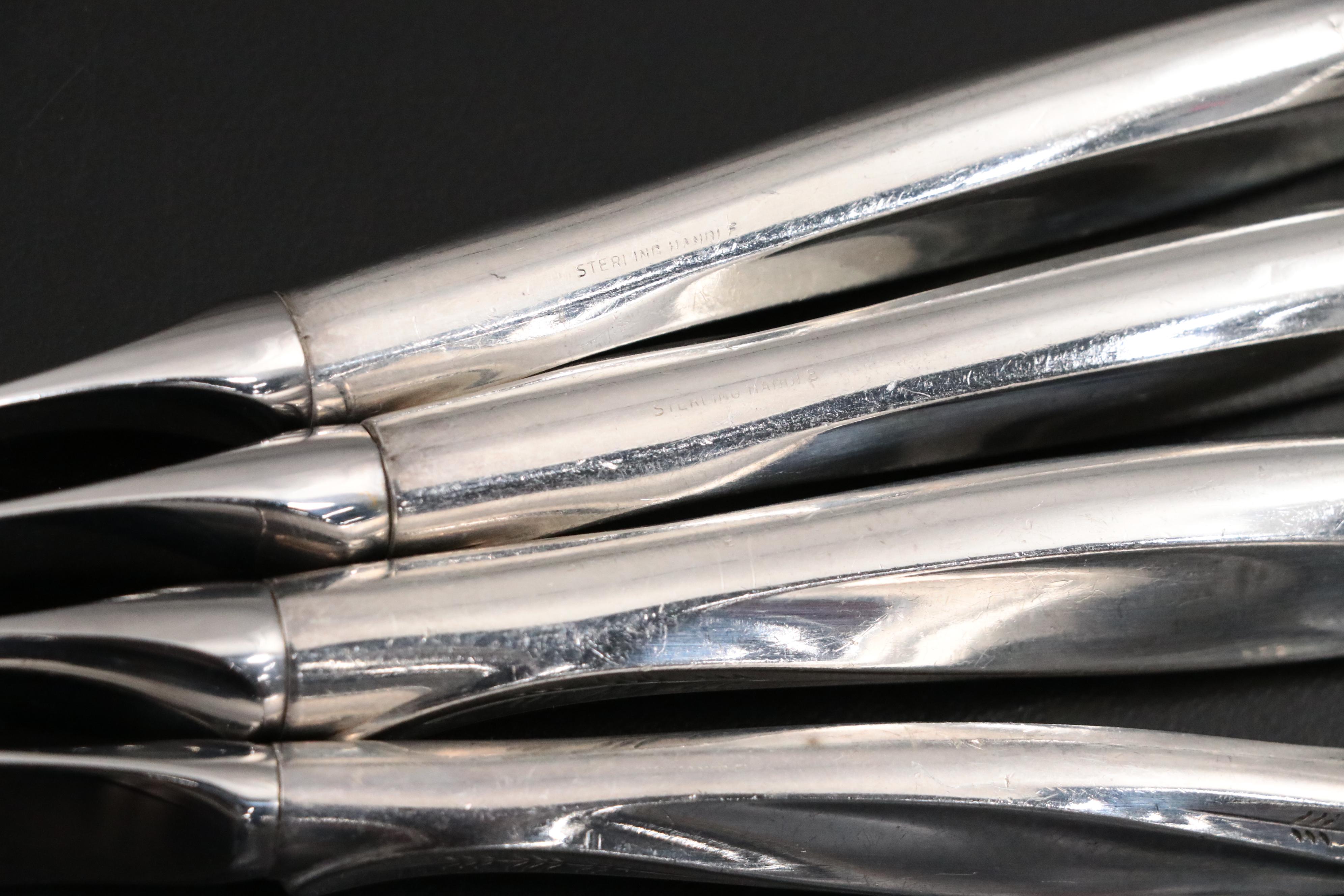 International Silver Co. "Pine Spray" Sterling Silver Flatware