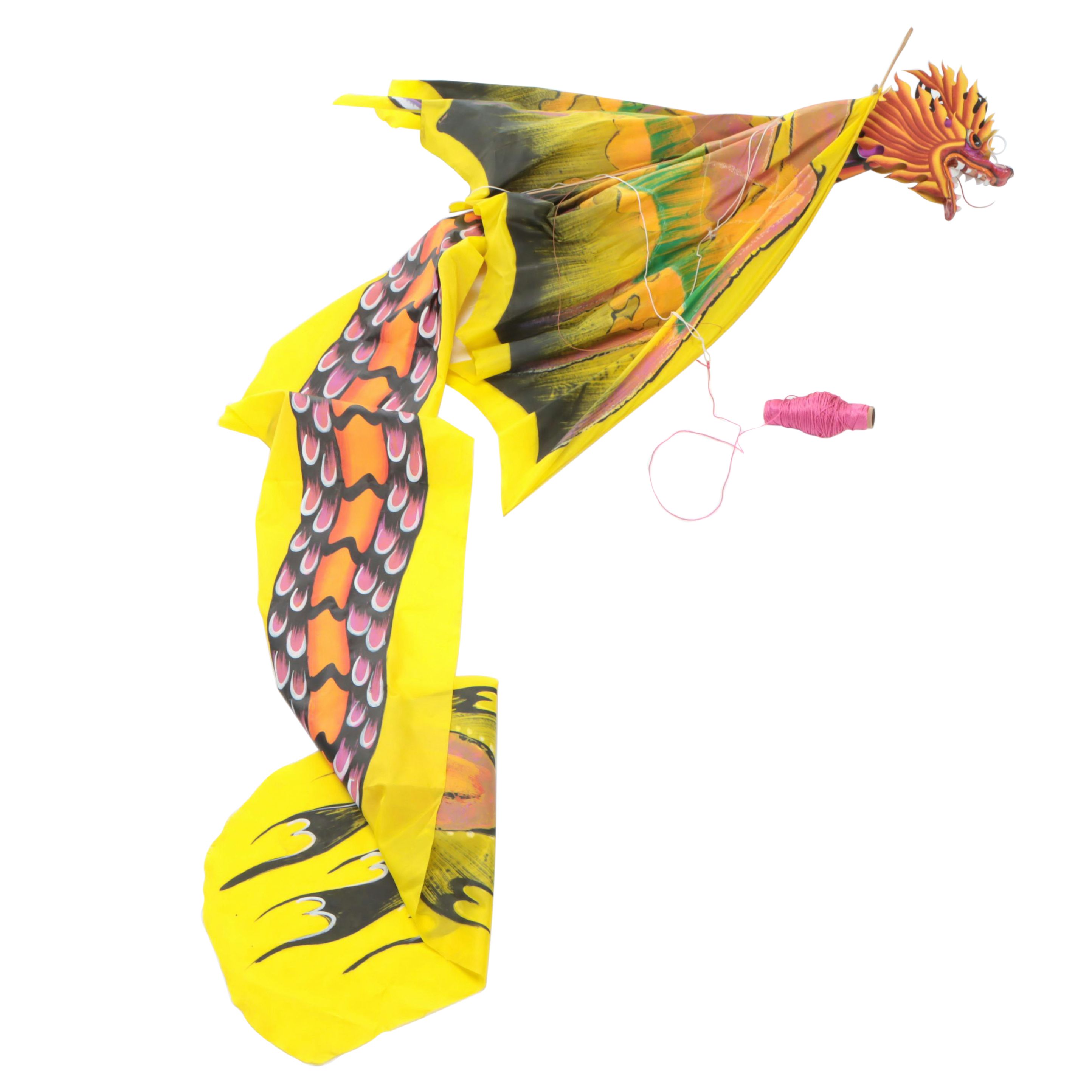 Fantasy Kites Handmade Dragon Motif Kite