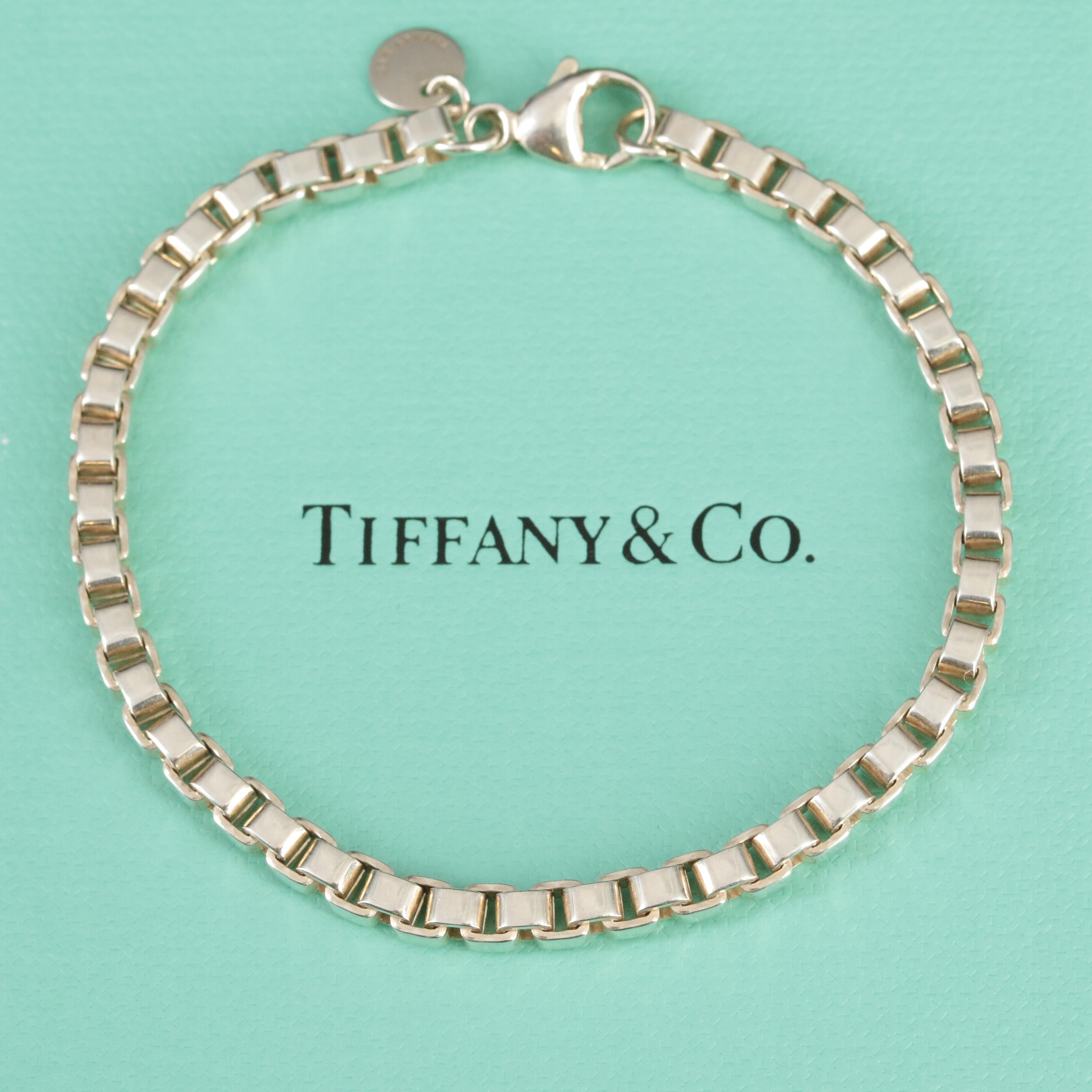 Tiffany & Co. Sterling Venetian Link Chain Bracelet
