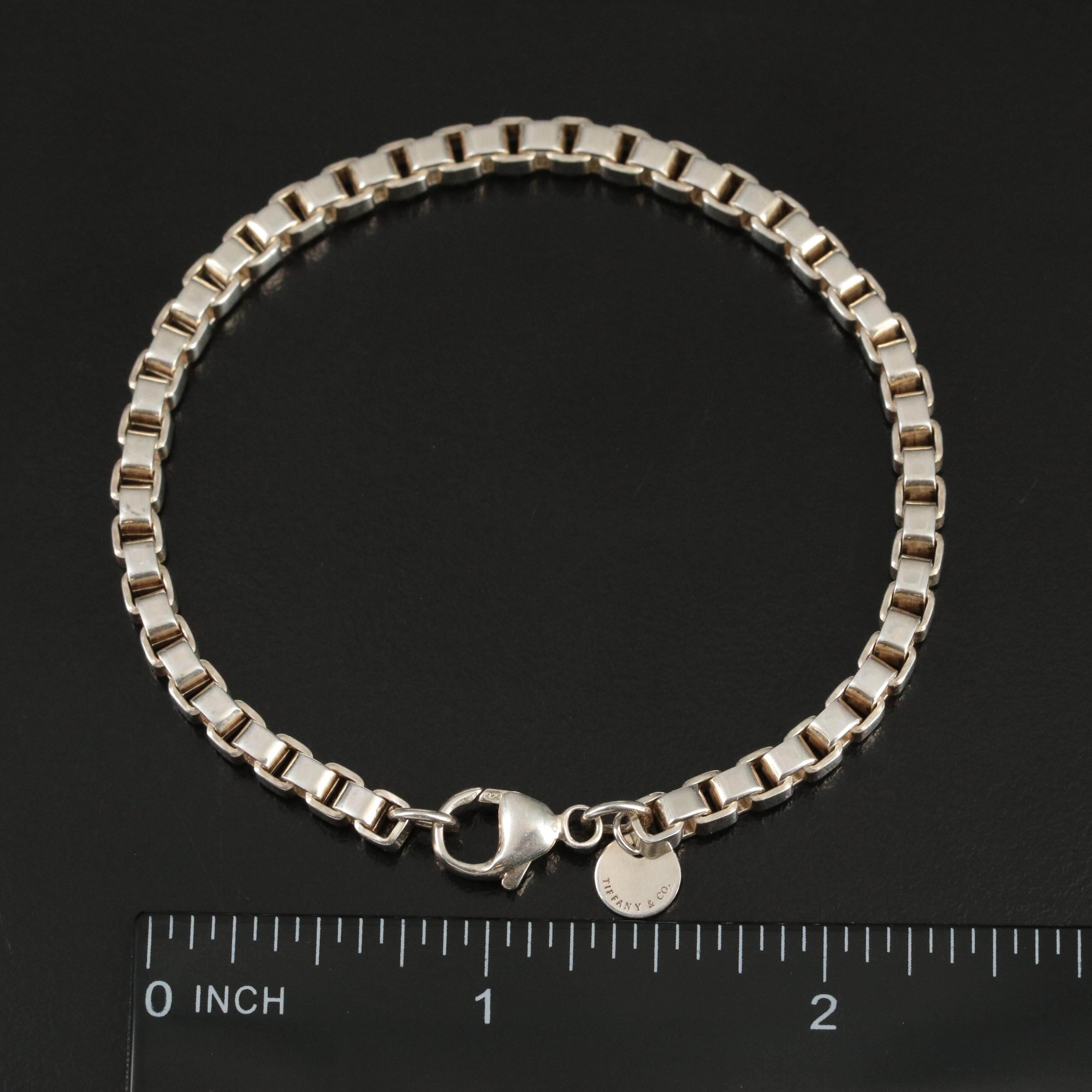 Tiffany & Co. Sterling Venetian Link Chain Bracelet