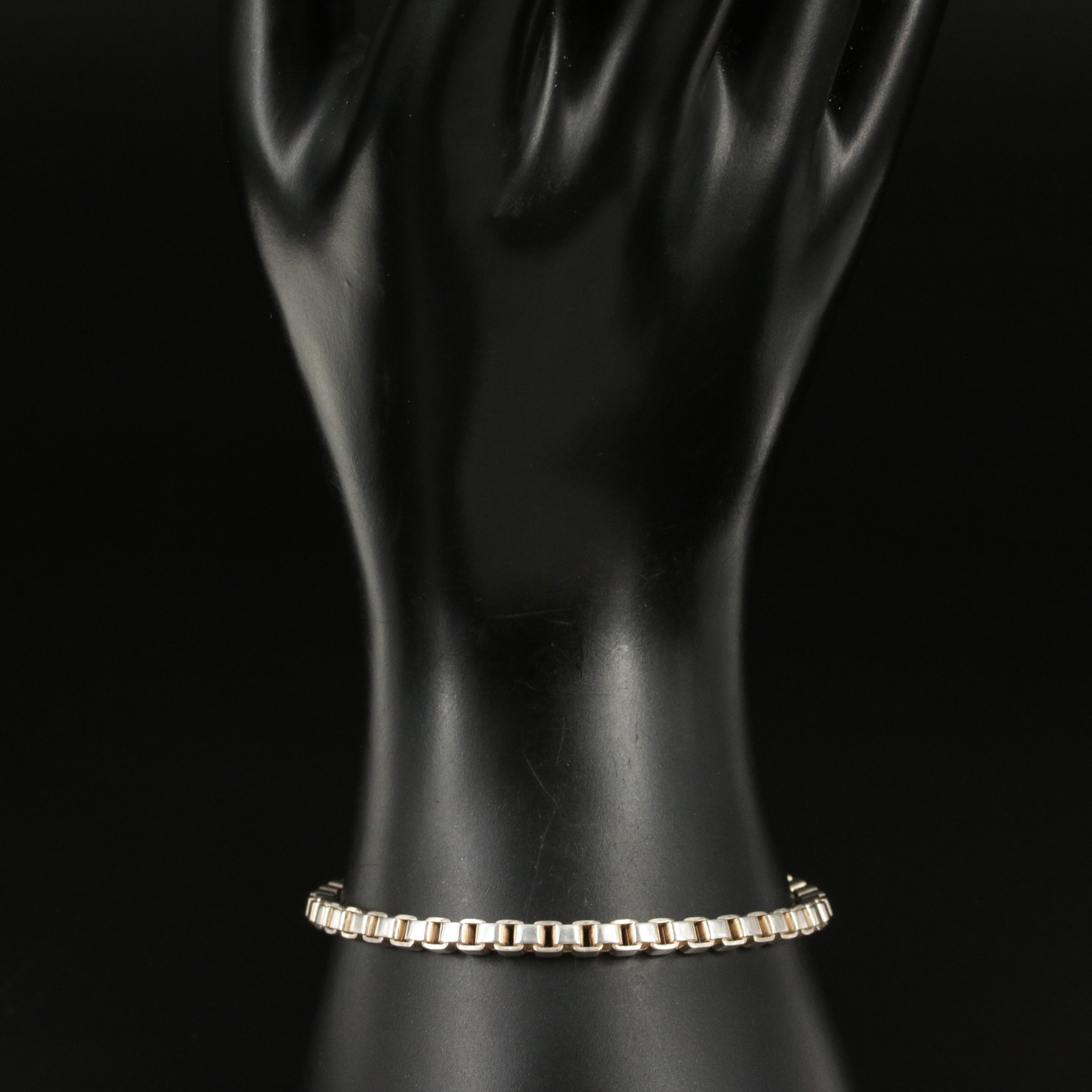 Tiffany & Co. Sterling Venetian Link Chain Bracelet