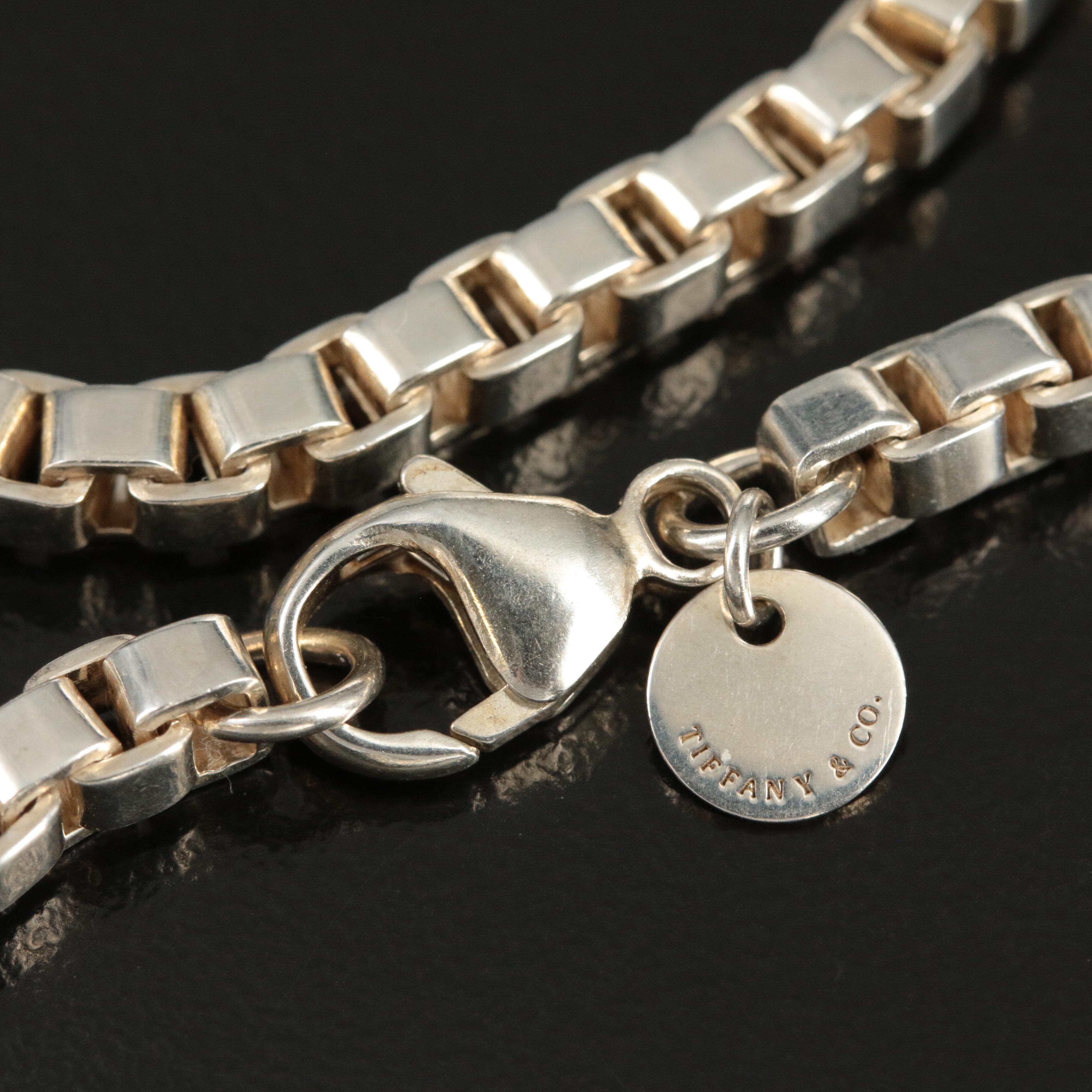 Tiffany & Co. Sterling Venetian Link Chain Bracelet
