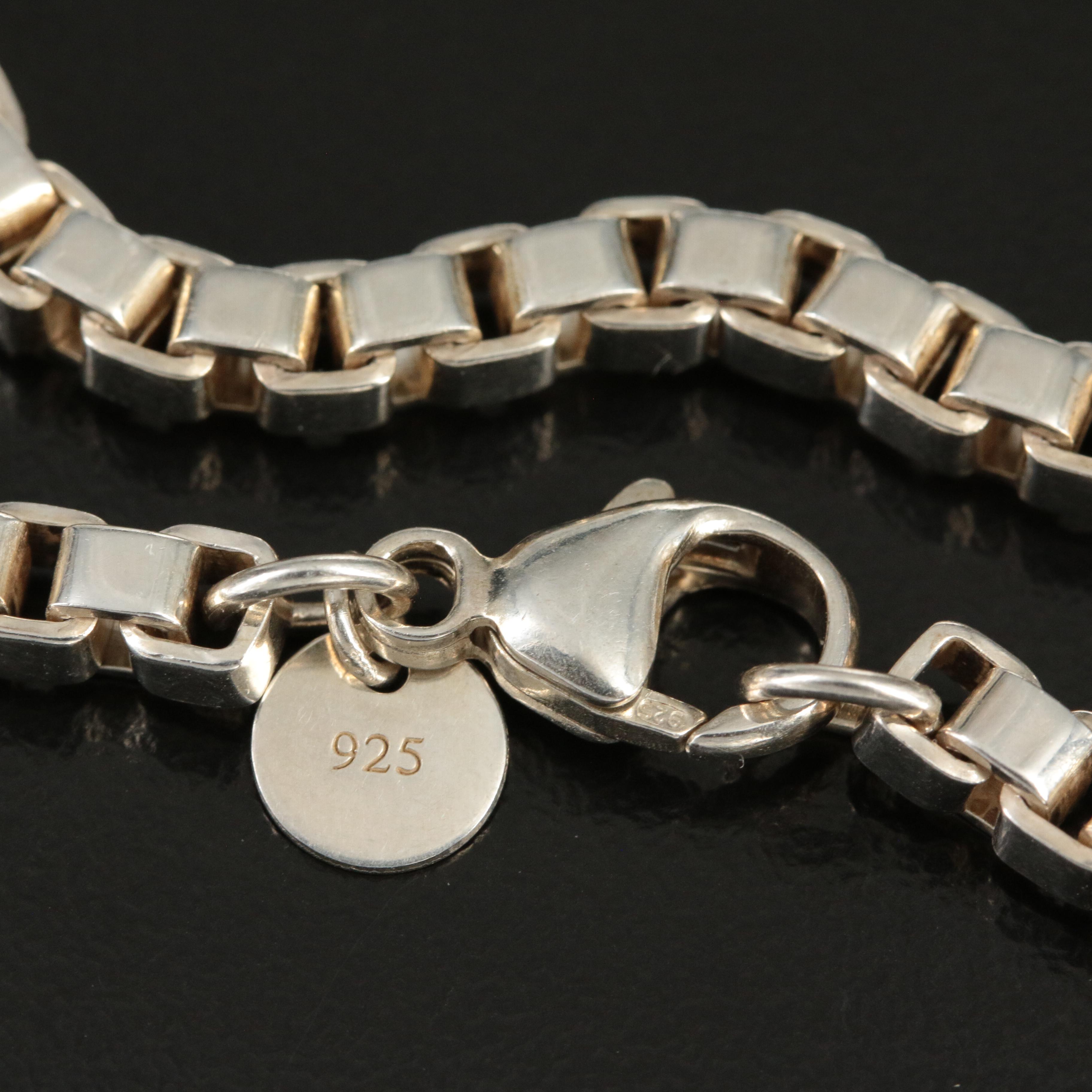 Tiffany & Co. Sterling Venetian Link Chain Bracelet