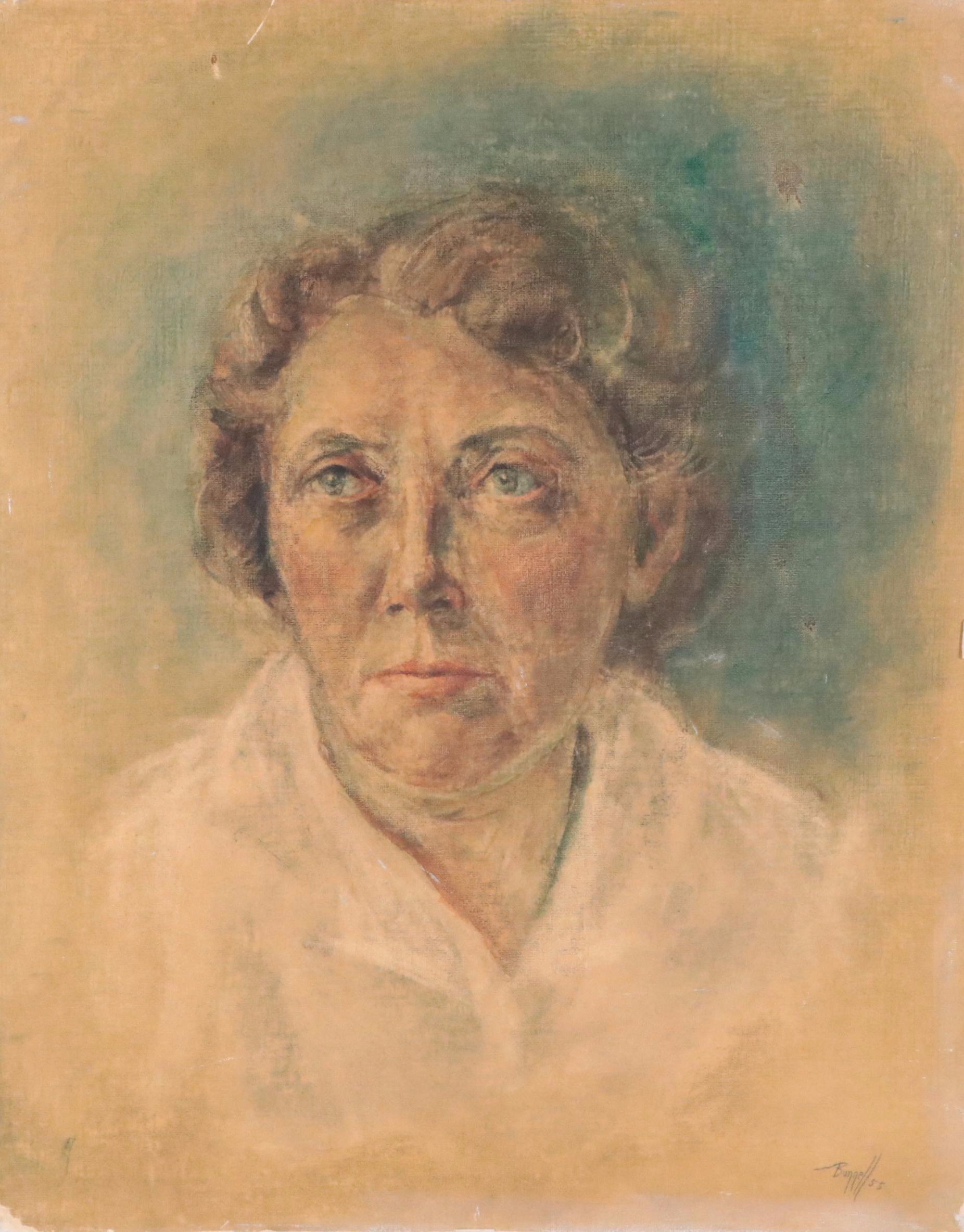 Charles Ragland Bunnell Oil Portrait, 1955