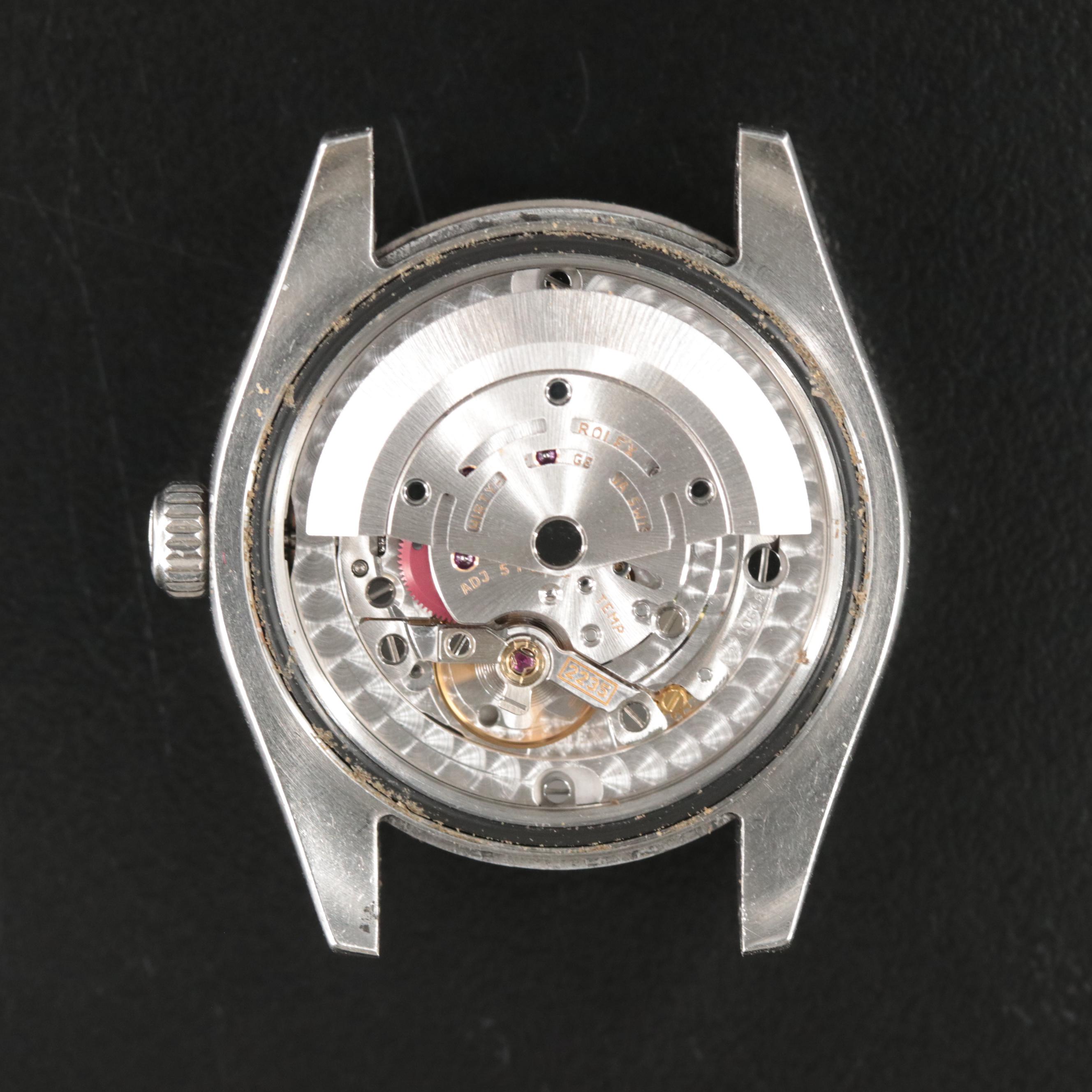 2008 Rolex Salmon Roman Dial Datejust Watch