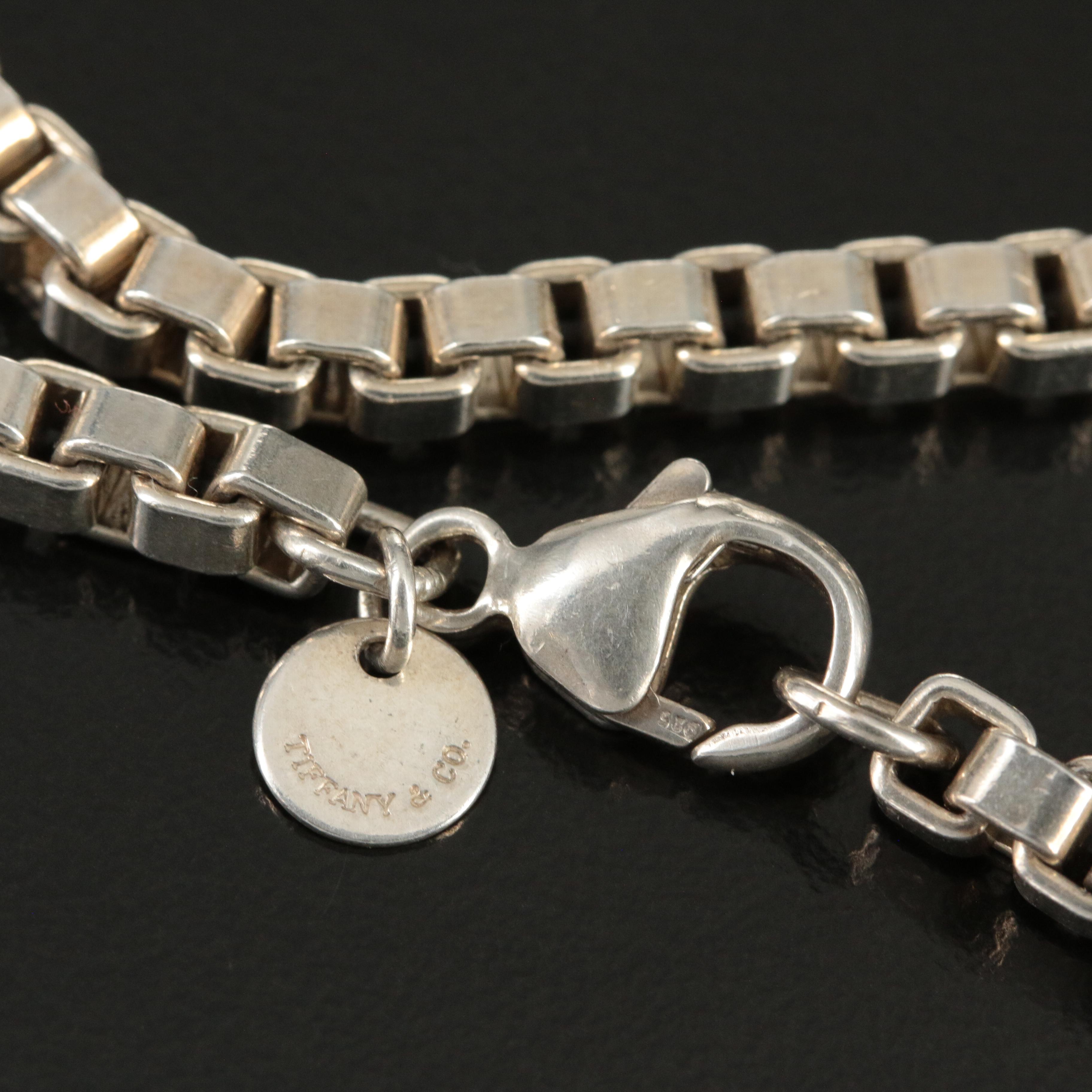 Tiffany & Co. Sterling Venetian Link Chain Bracelet