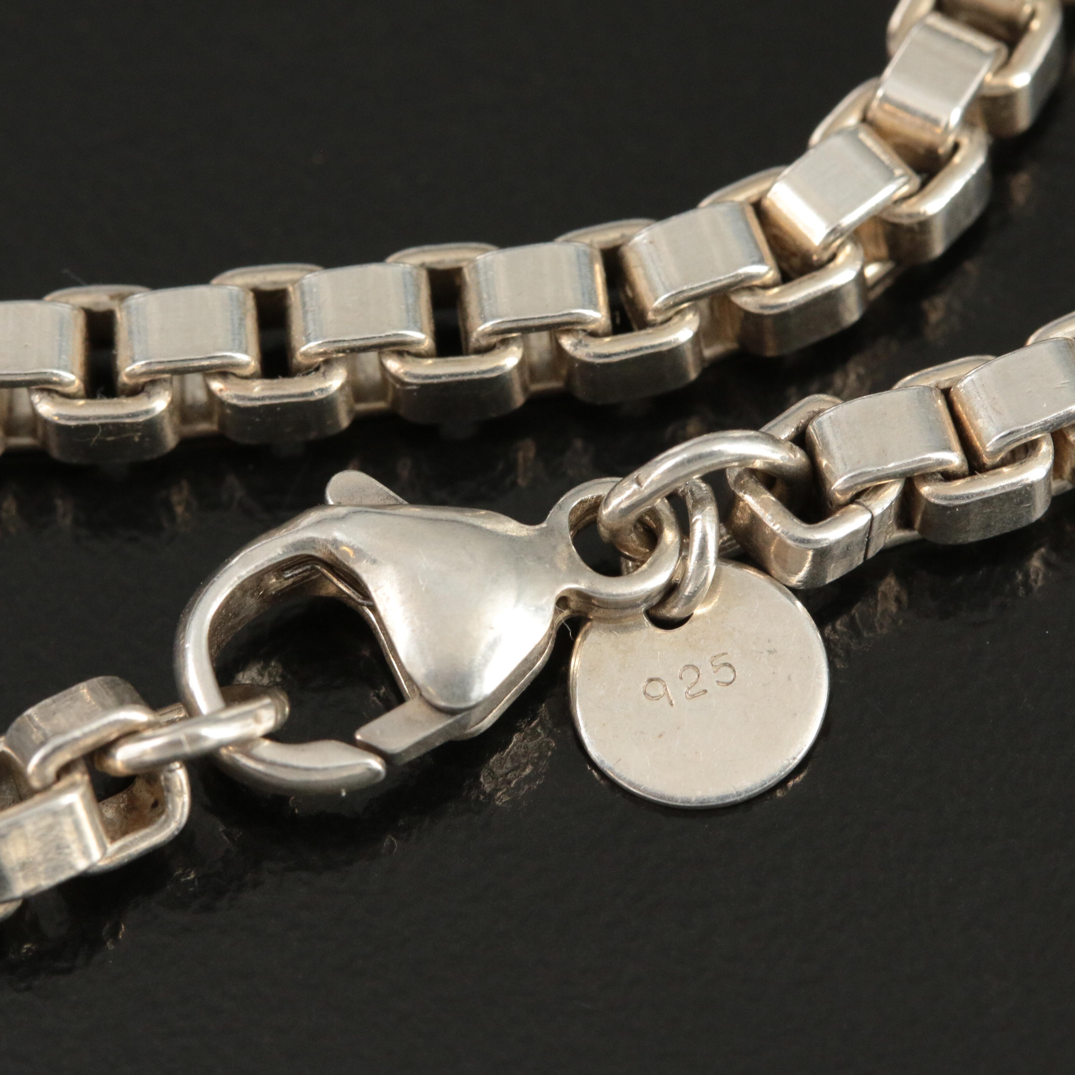 Tiffany & Co. Sterling Venetian Link Chain Bracelet