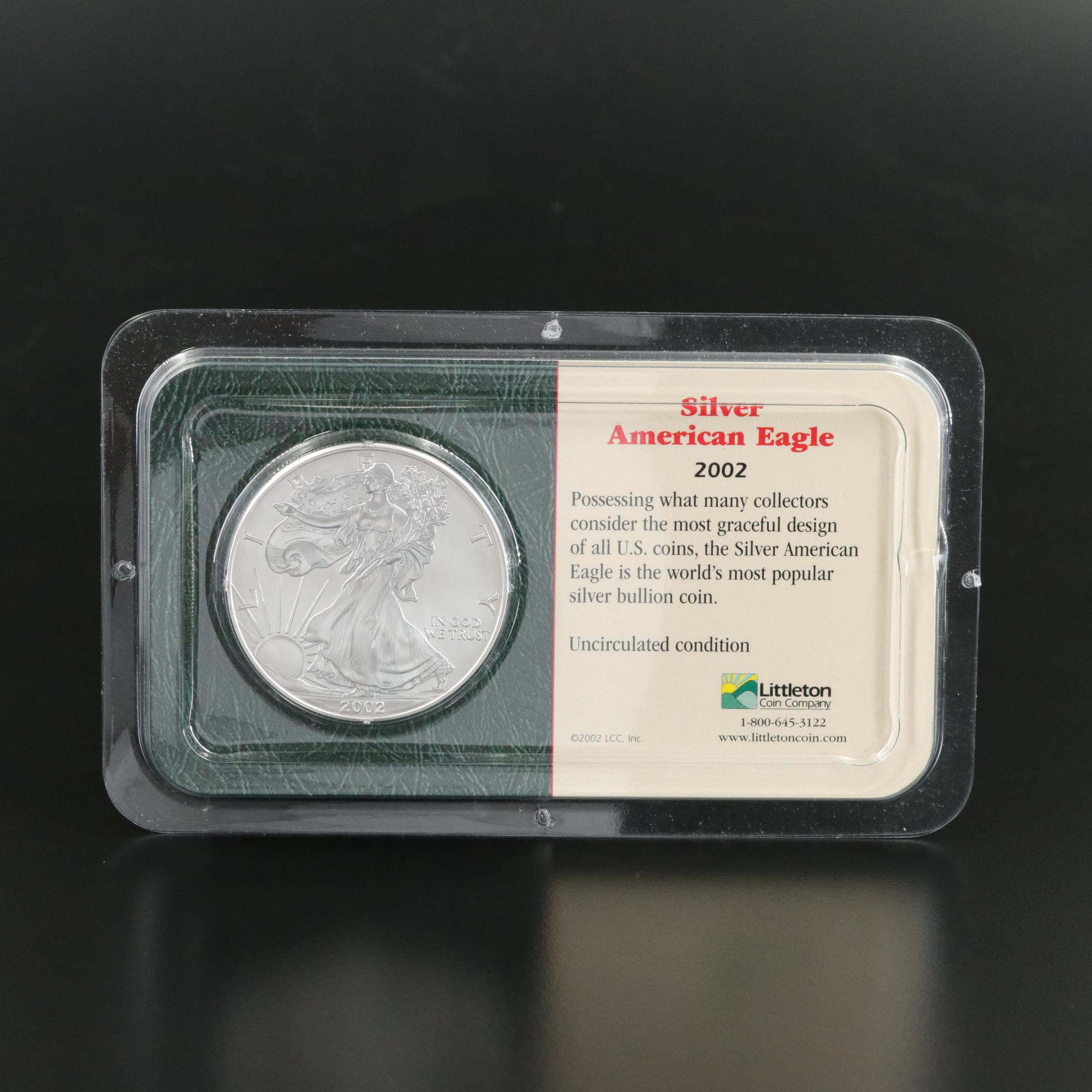 Three Different Date Uncirculated American Silver Eagles