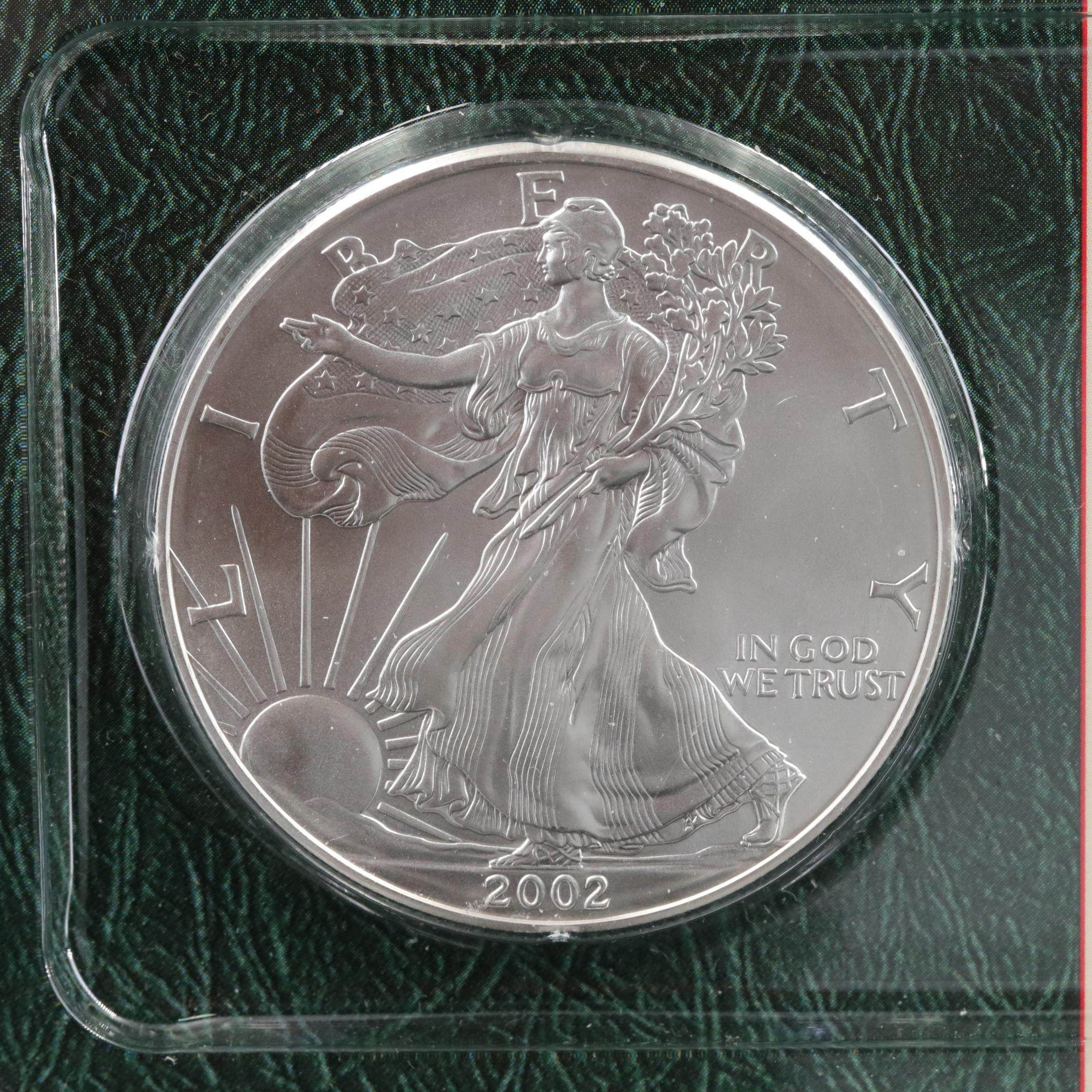 Three Different Date Uncirculated American Silver Eagles