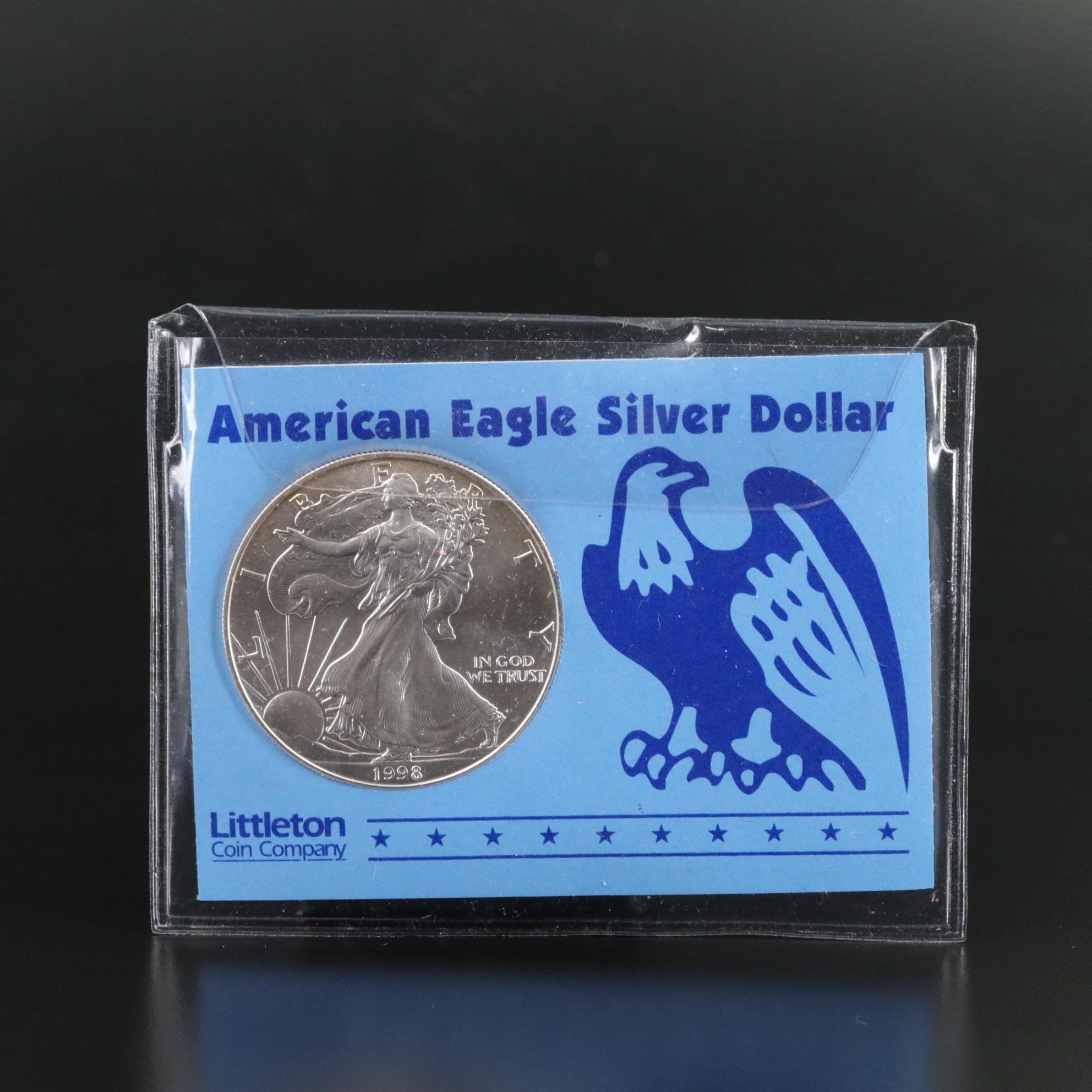 Three Different Date Uncirculated American Silver Eagles