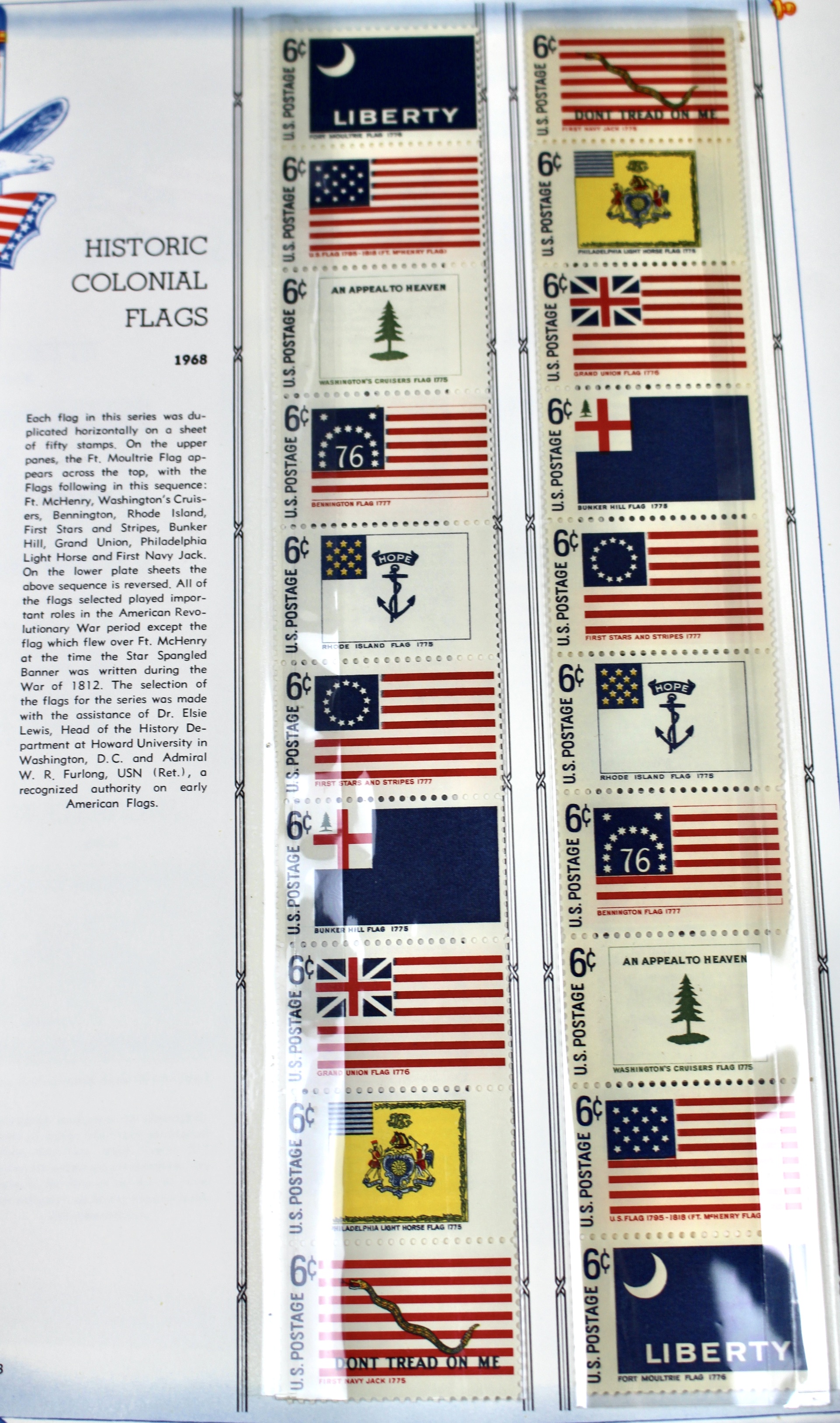 White Ace Commemorative Singles Stamp Collection, 1966 to 1982