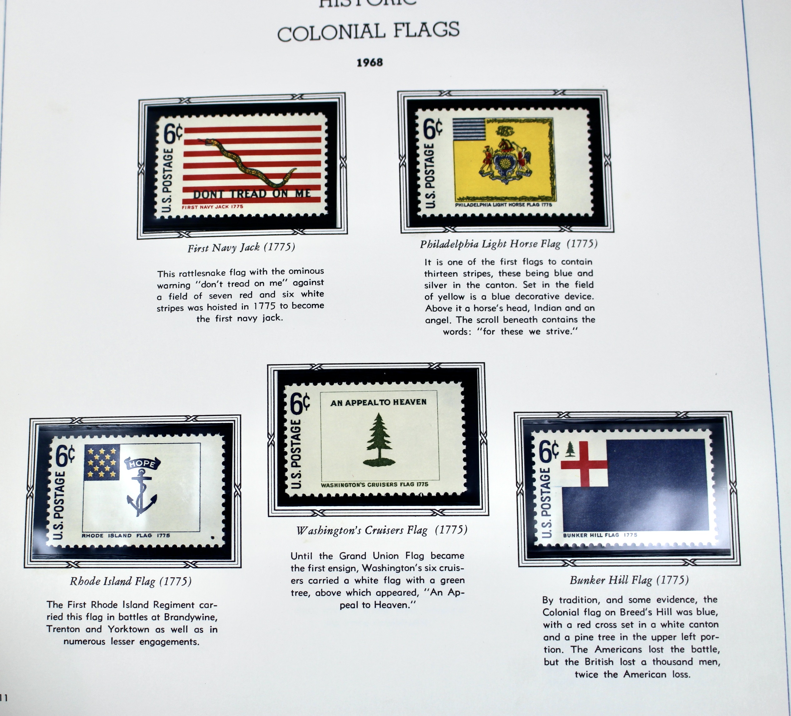 White Ace Commemorative Singles Stamp Collection, 1966 to 1982
