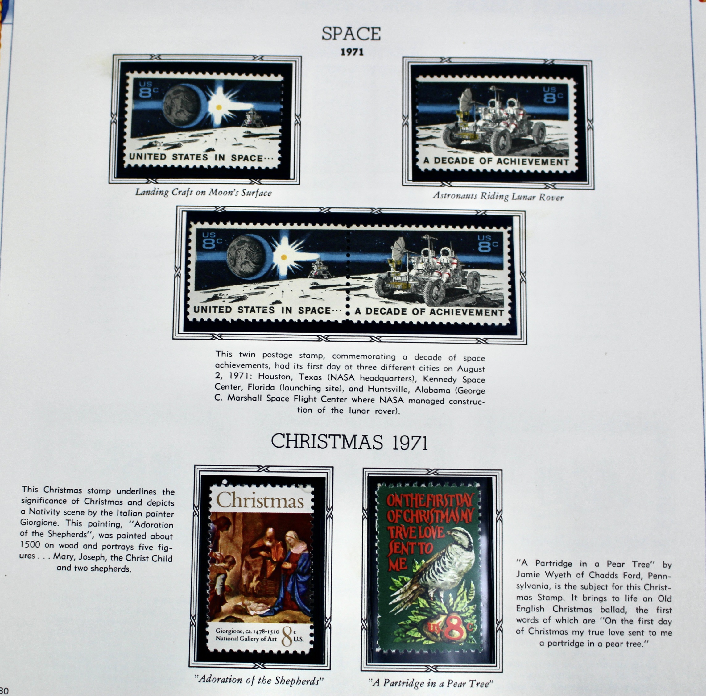 White Ace Commemorative Singles Stamp Collection, 1966 to 1982