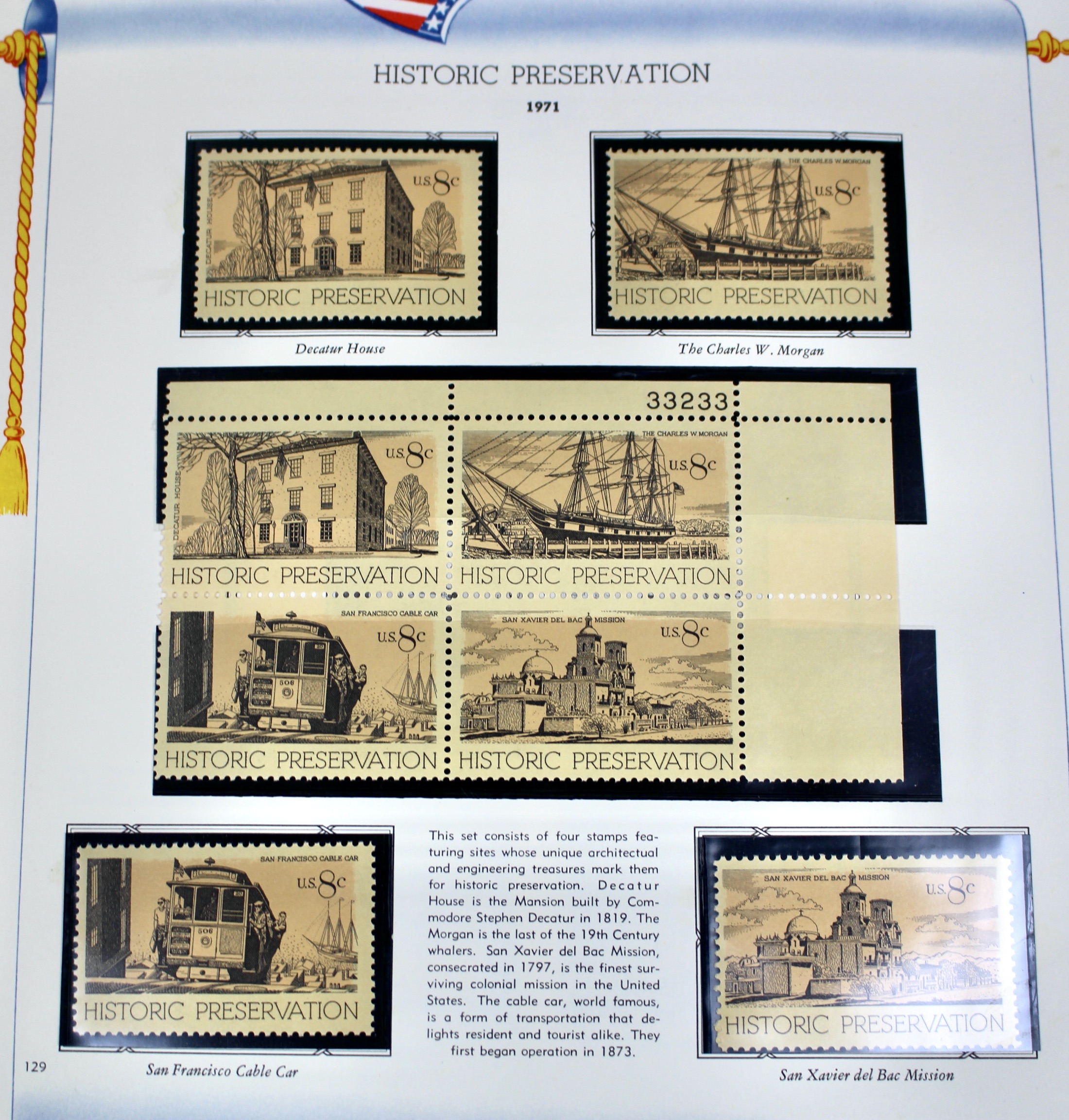 White Ace Commemorative Singles Stamp Collection, 1966 to 1982