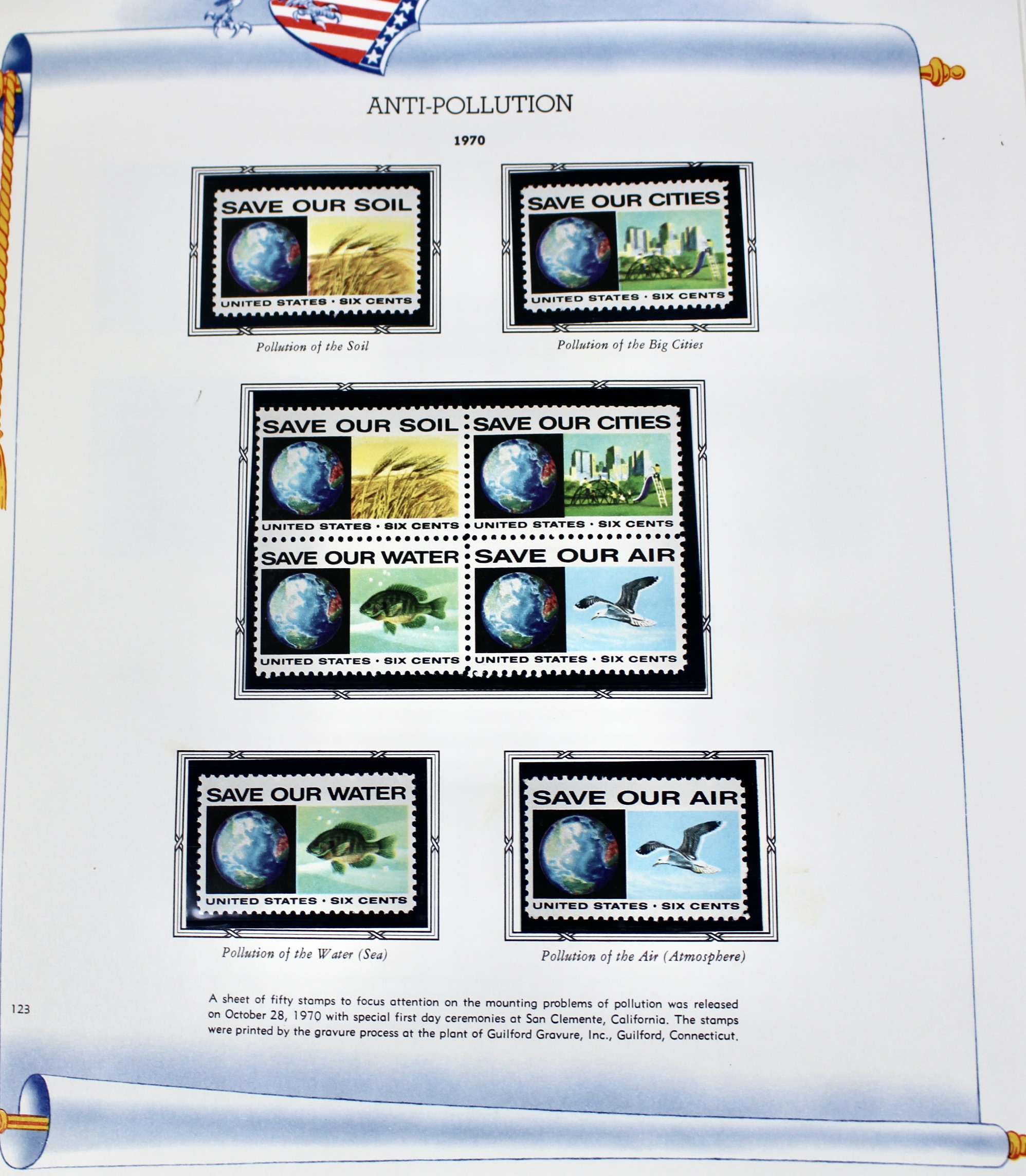 White Ace Commemorative Singles Stamp Collection, 1966 to 1982