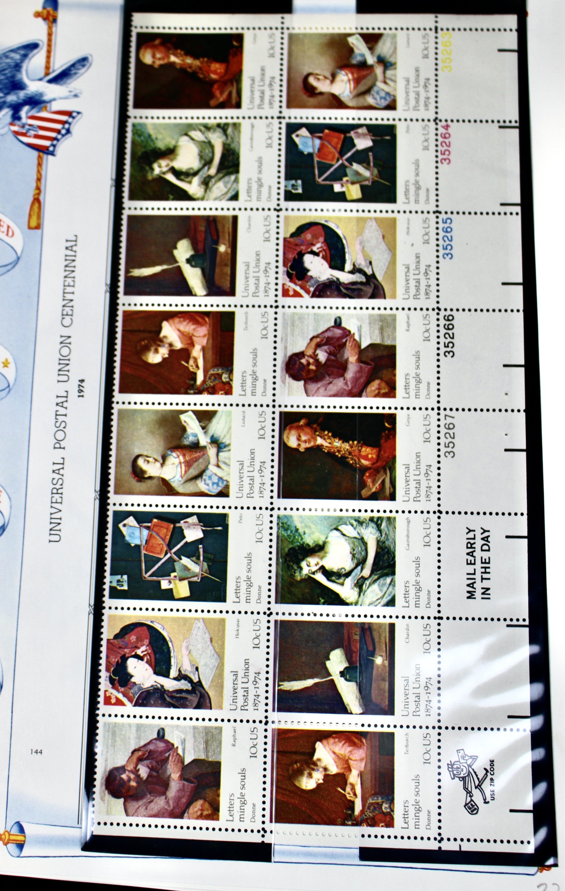 White Ace Commemorative Singles Stamp Collection, 1966 to 1982