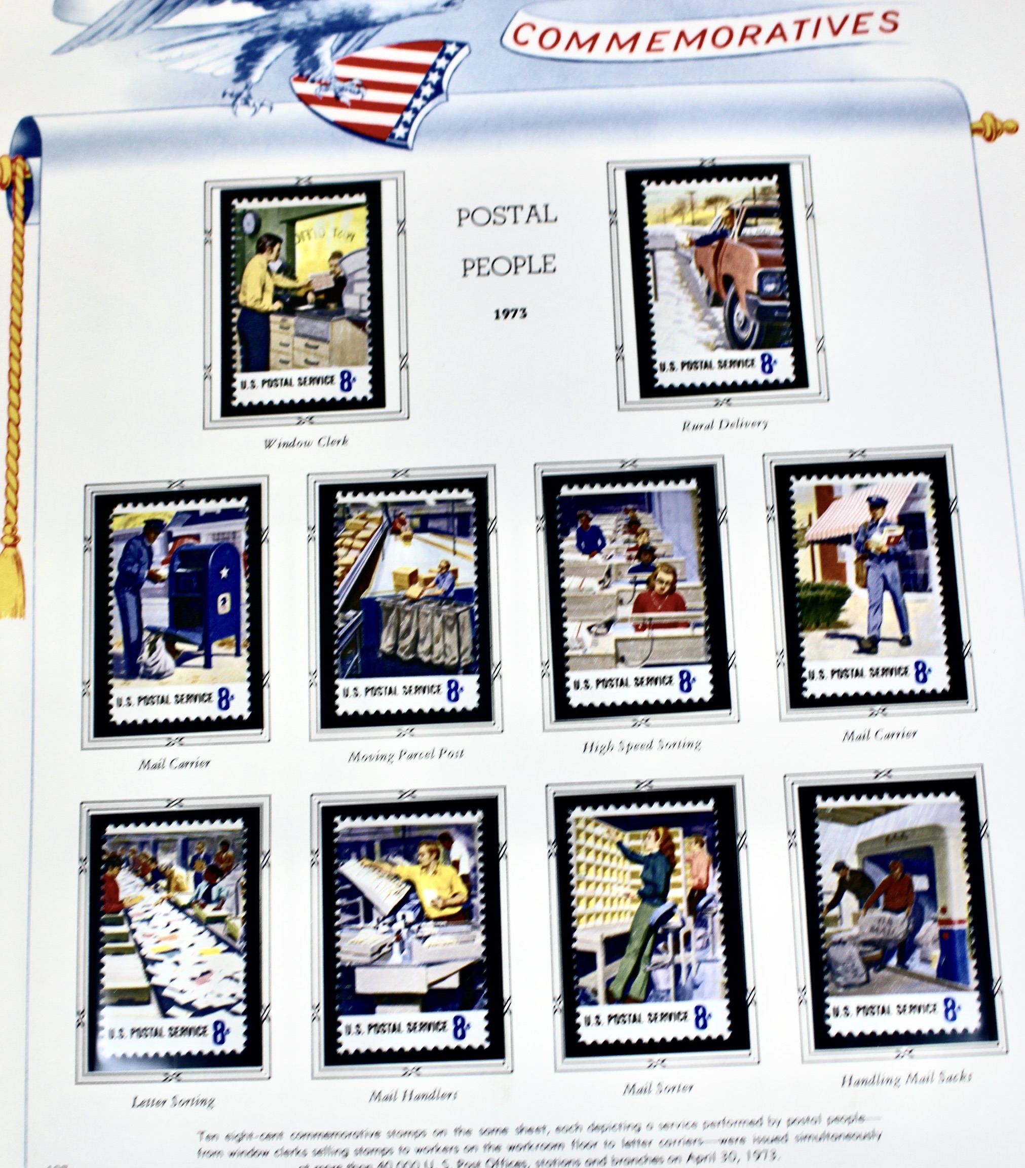 White Ace Commemorative Singles Stamp Collection, 1966 to 1982