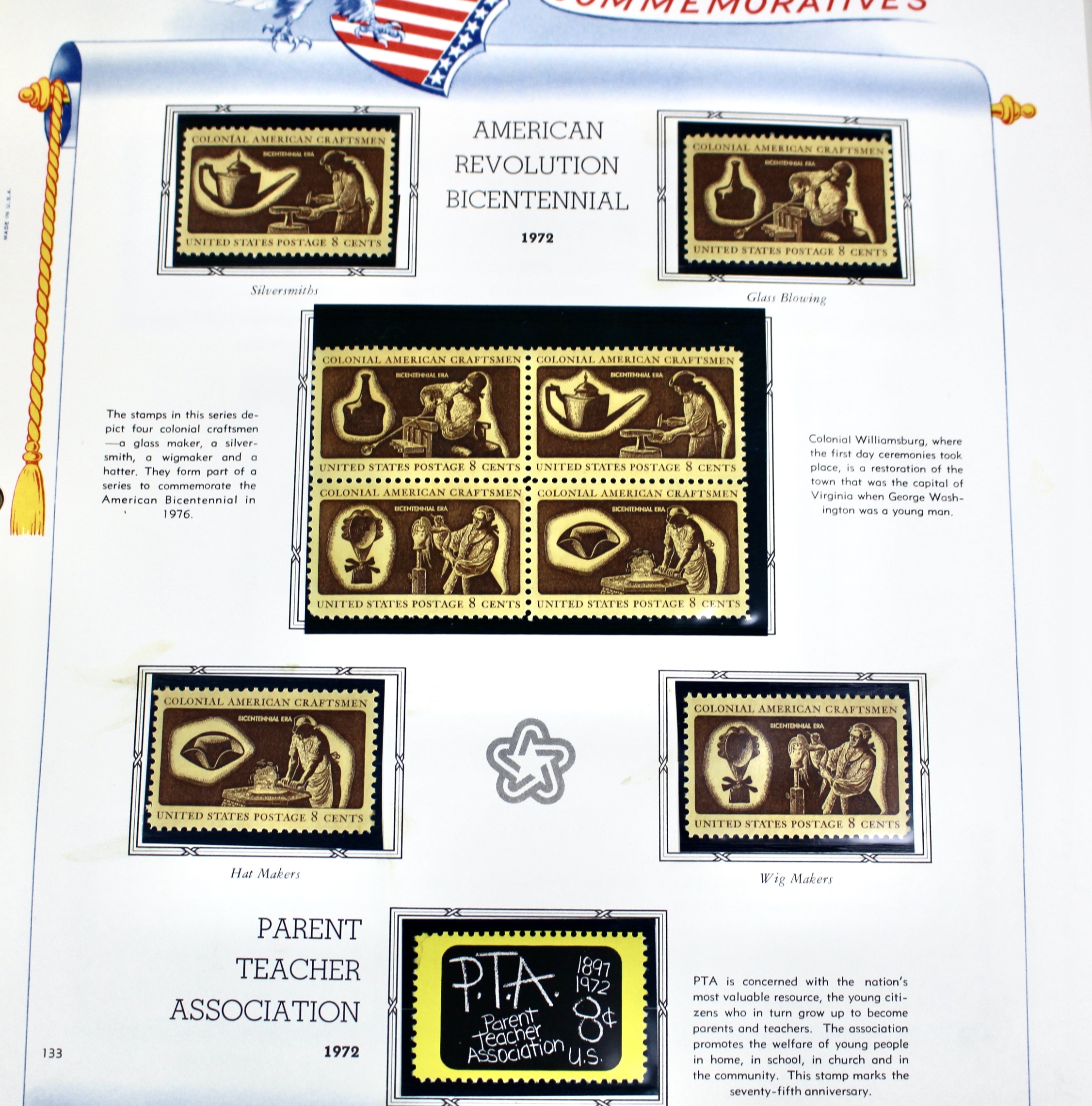 White Ace Commemorative Singles Stamp Collection, 1966 to 1982