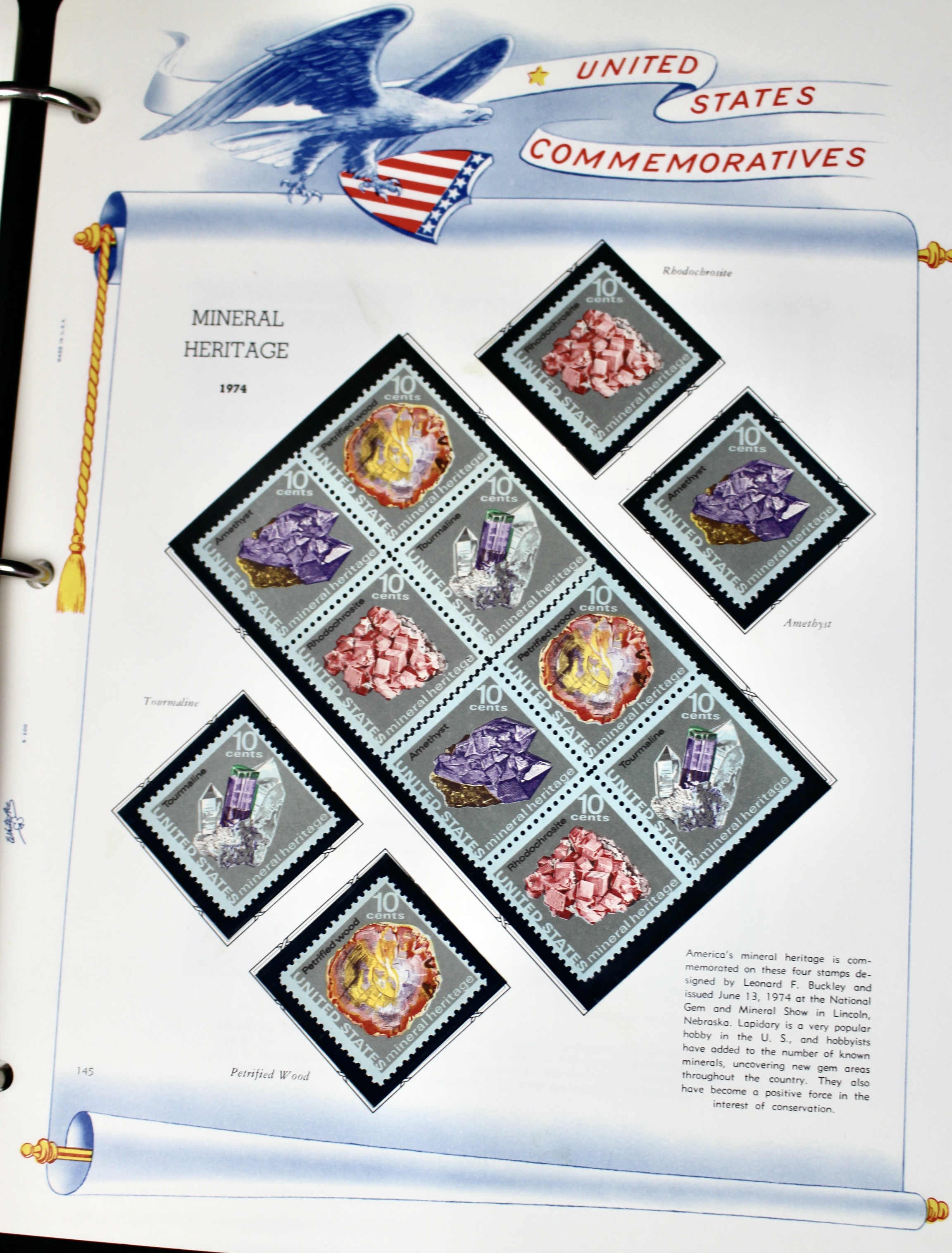 White Ace Commemorative Singles Stamp Collection, 1966 to 1982