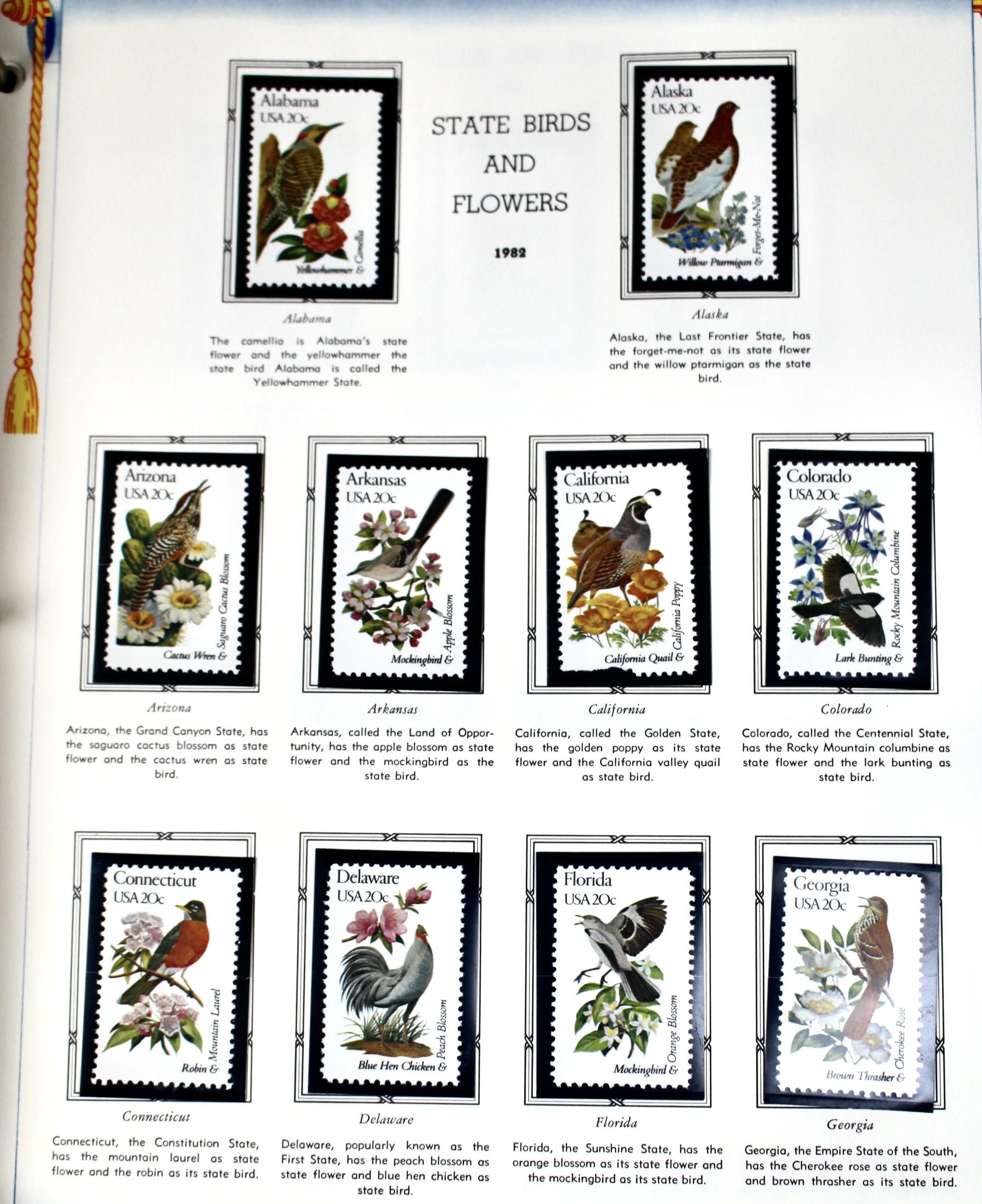 White Ace Commemorative Singles Stamp Collection, 1966 to 1982